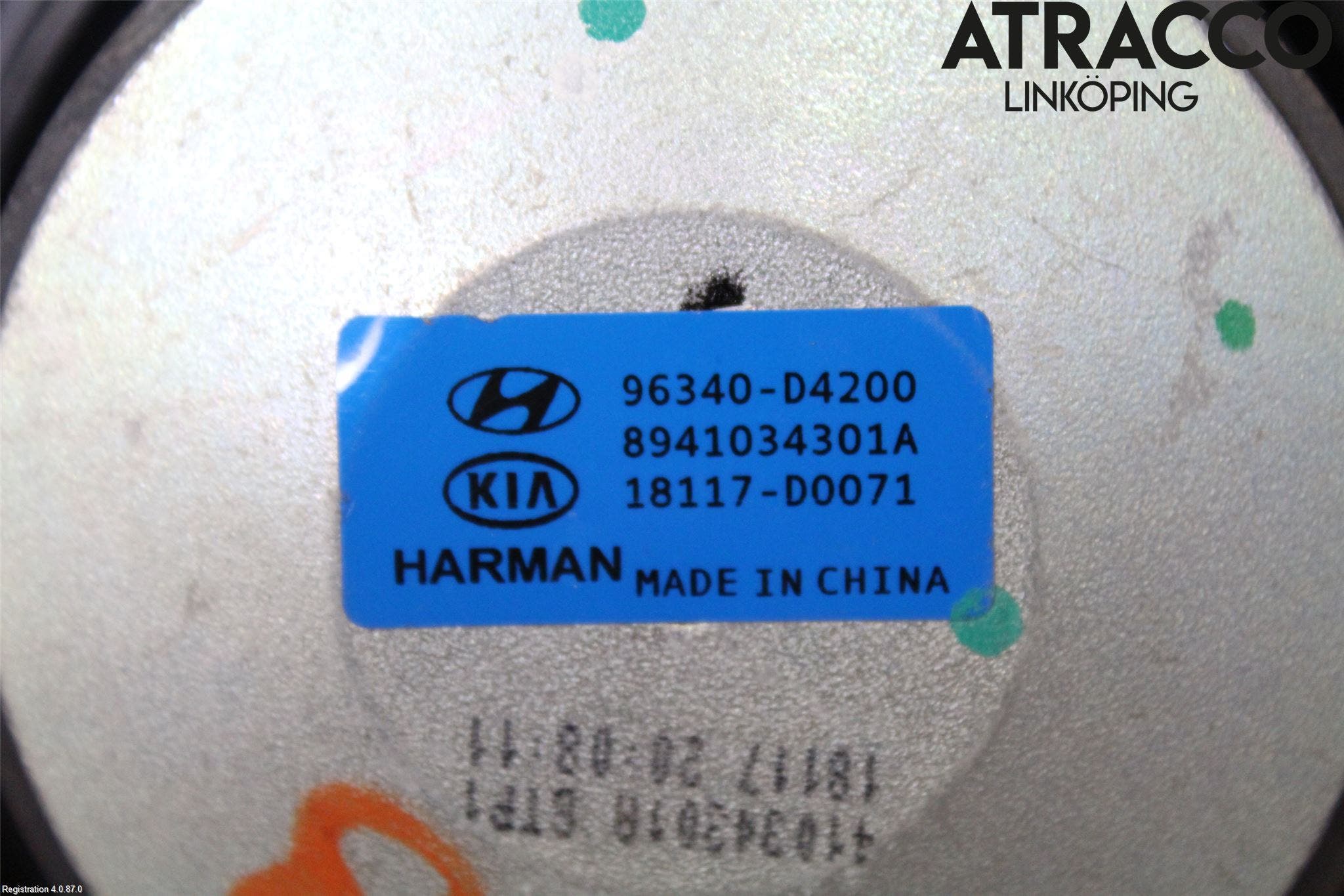 Kia OPTIMA 16-20 Högtalare