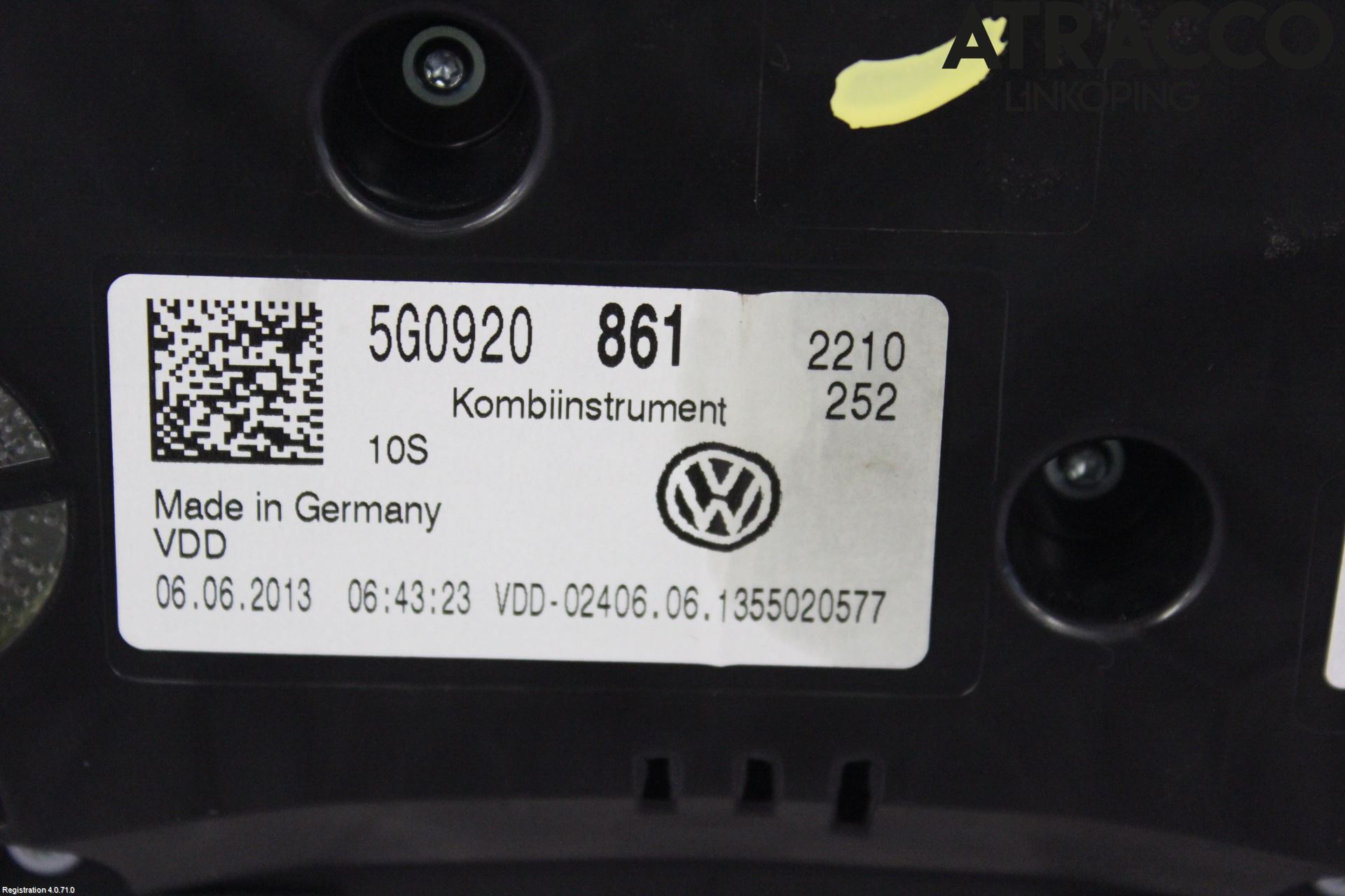 Volkswagen VW GOLF / E-GOLF VII 13-20 Instrument Komb