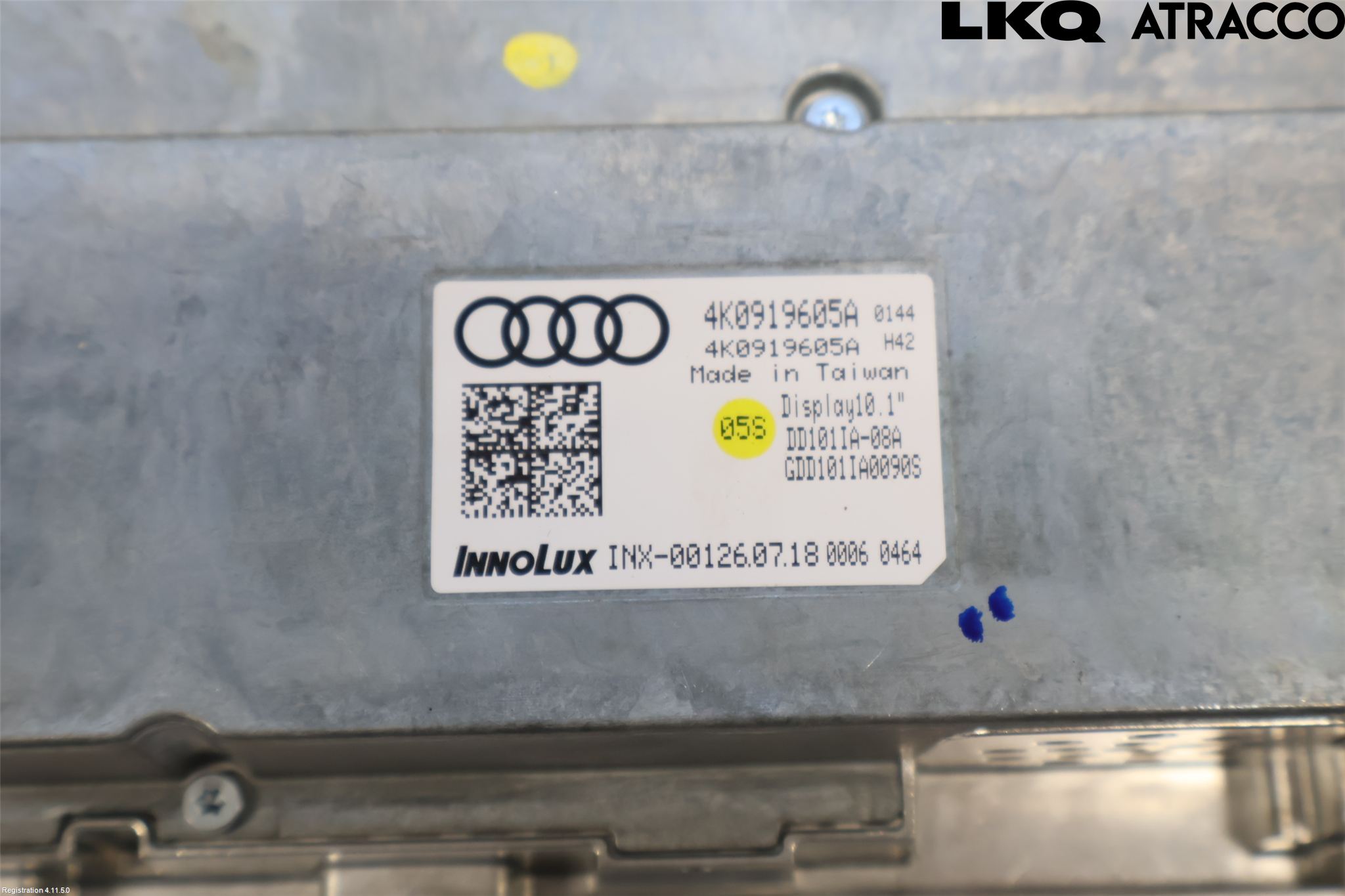 Audi A6 F2/C8 19- Kontrolldisplay