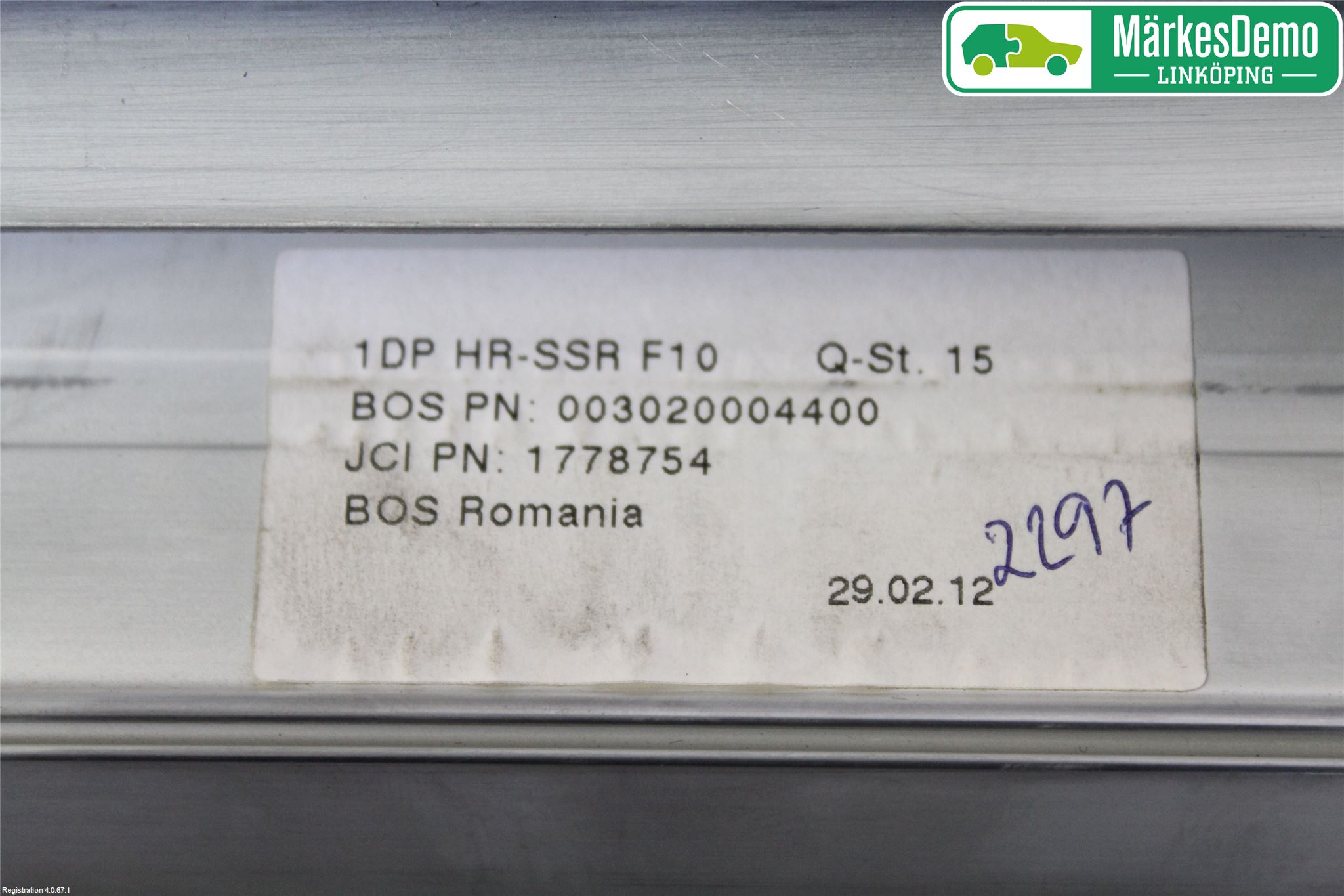 BMW 5 F10/F11/F18 09-17 Solskydd