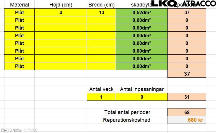 Seat LEON 13-20 Dörr Bak Vänster
