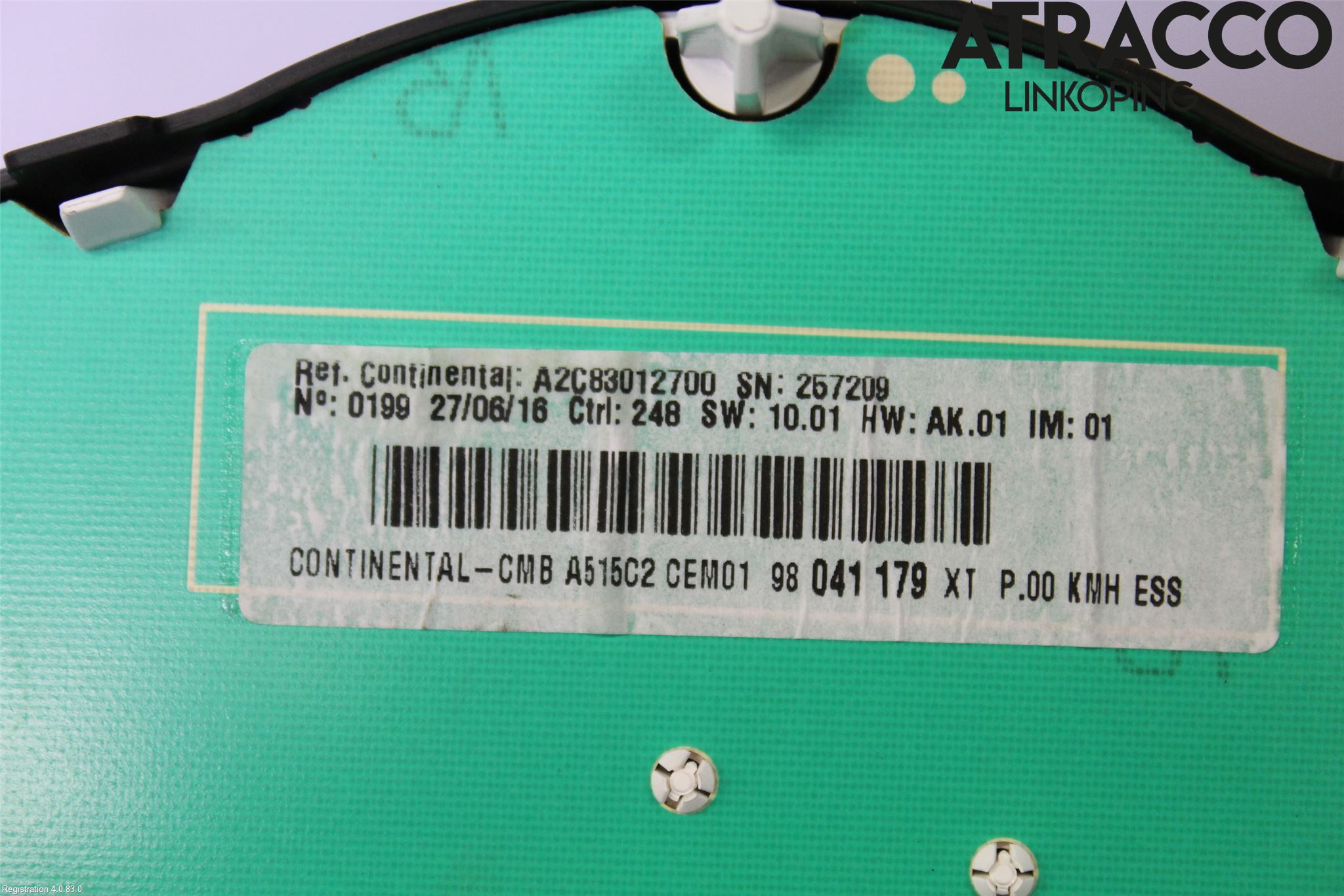 Citroen C3 10-17 Instrument Komb