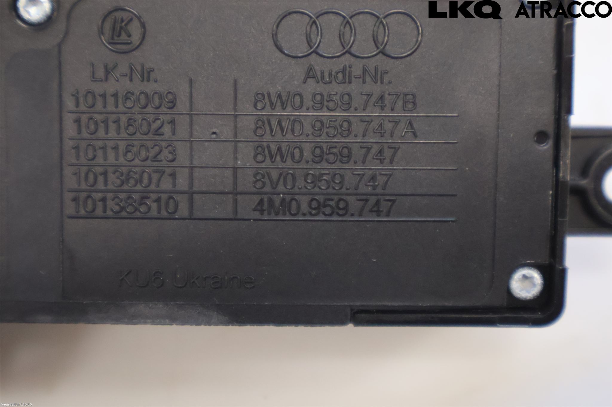 Volkswagen VW GOLF / E-GOLF VIII 20- Strömställare Stolregler