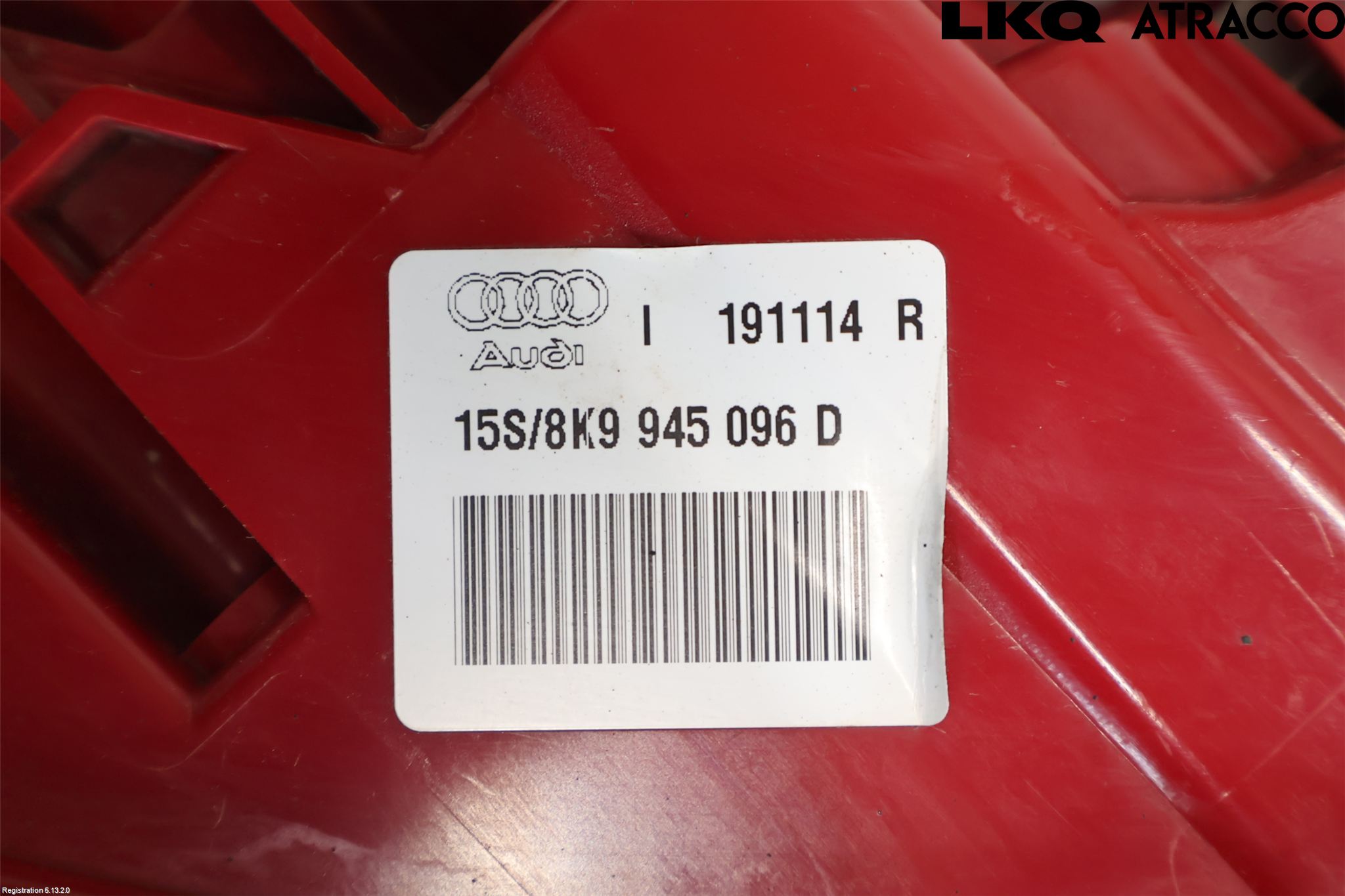 Audi A4 12-15 Bakljus Höger