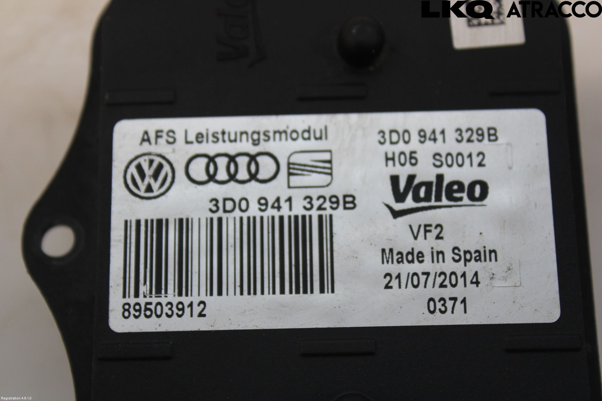 Volkswagen VW PASSAT 11-14 Styrenhet Strålkastare
