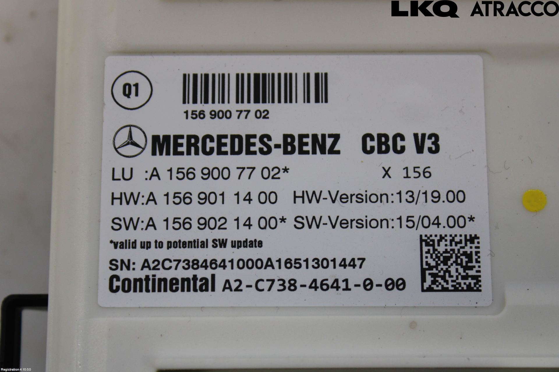 Mercedes-Benz MB CLA-KLASS (C117/X117) 13-19 Styrenhet Övrigt