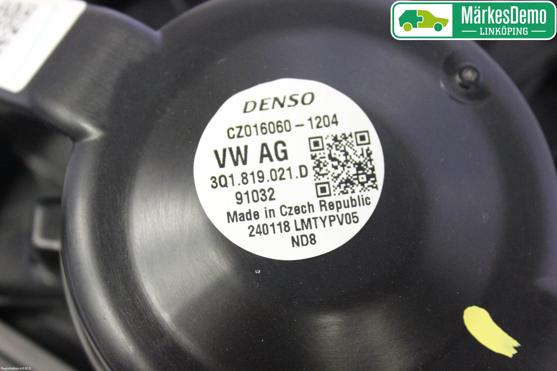 Volkswagen VW PASSAT 15-19 Värmefläkt