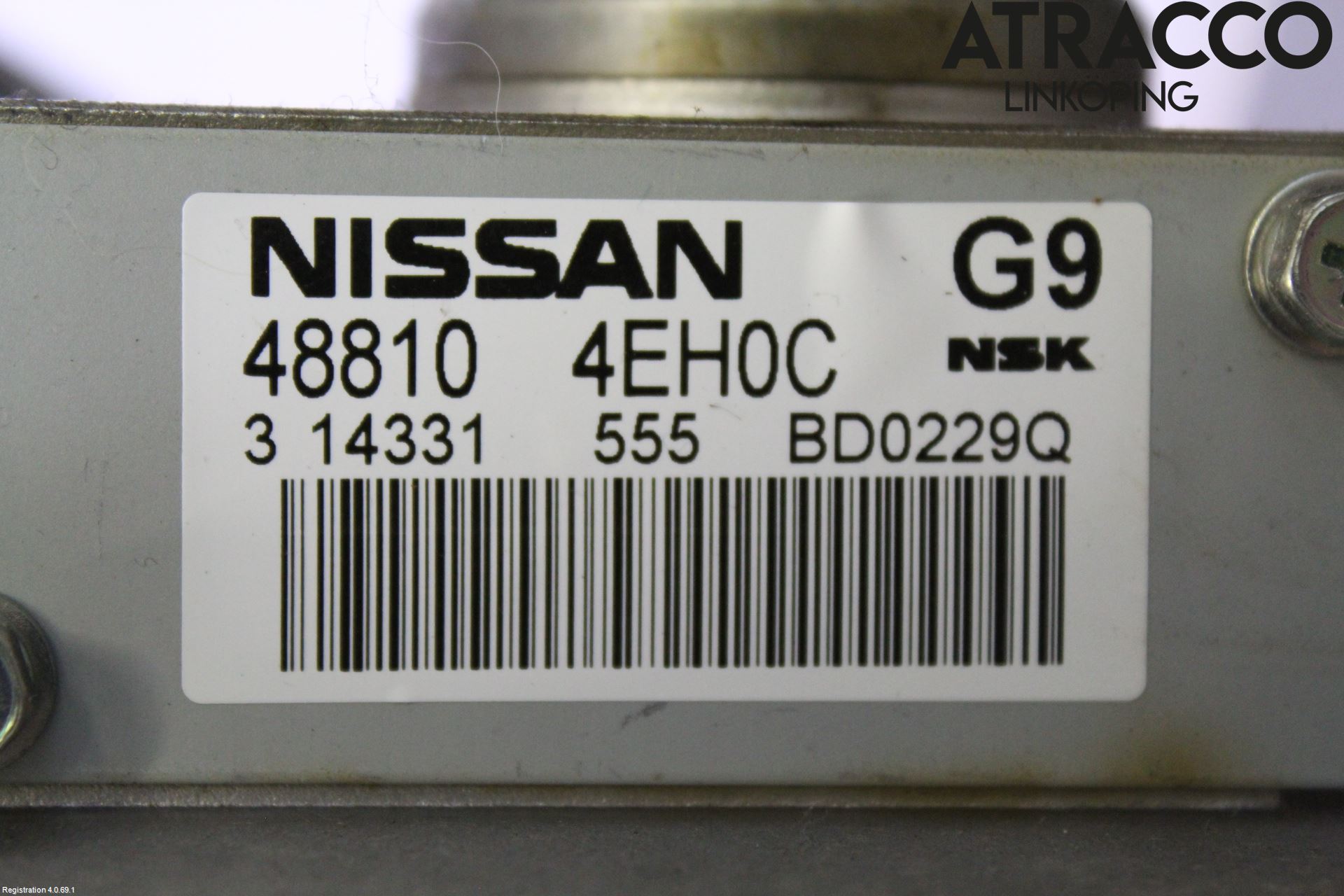 Nissan QASHQAI 14-17 Rattaxelagg Med Inb Servo