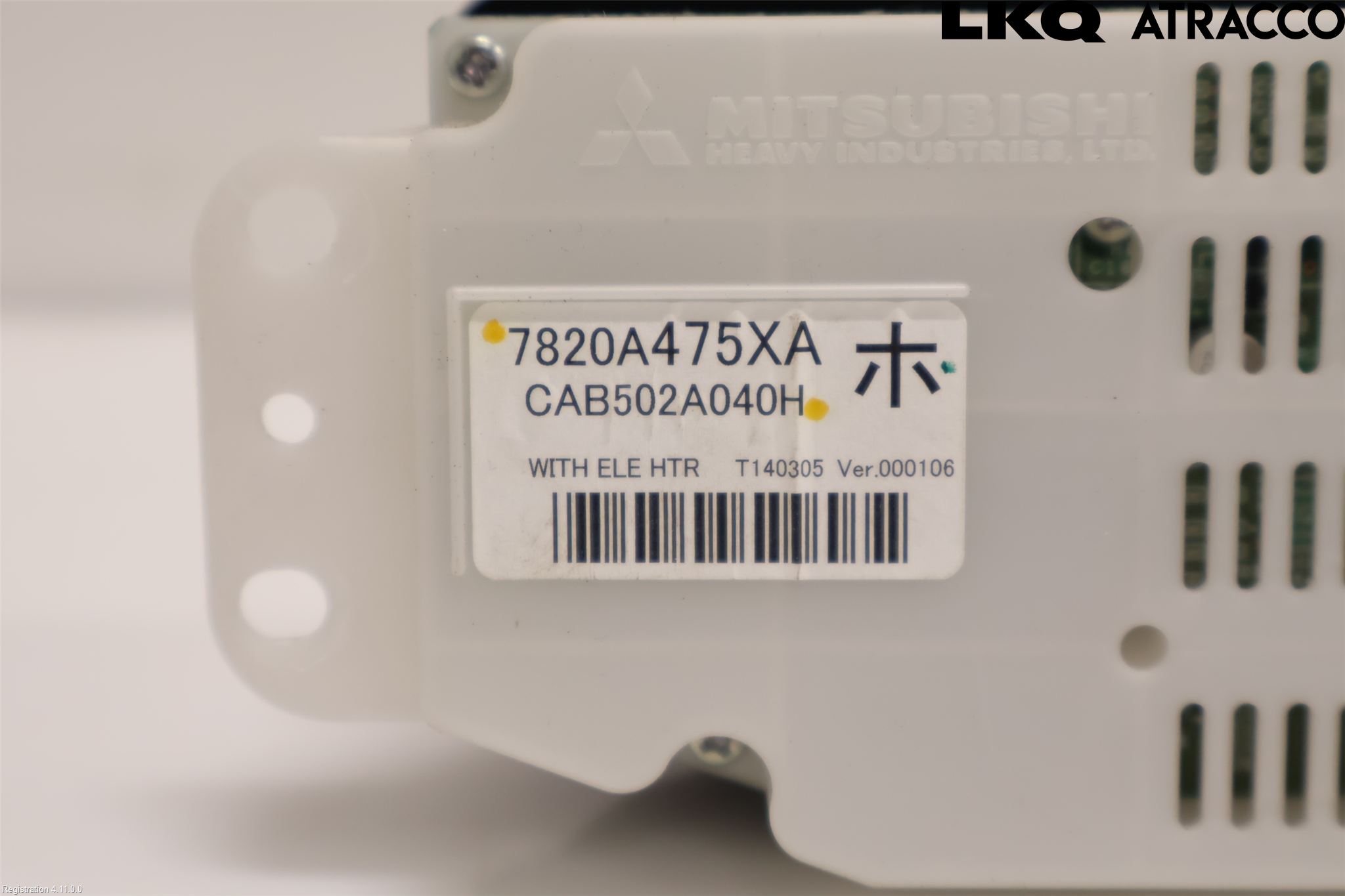 Mitsubishi OUTLANDER 13-21 Ac Styrenhet Ac Manöveren