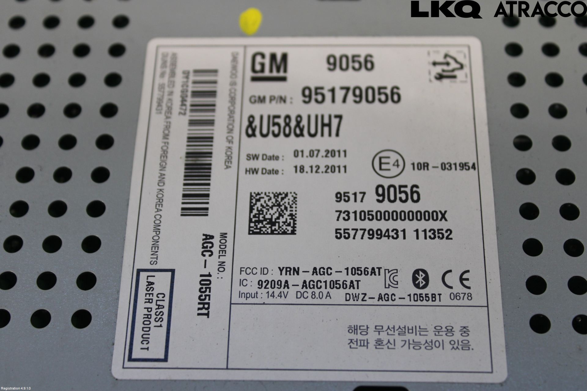 Chevrolet AVEO Cd Radio - Multimediapanel