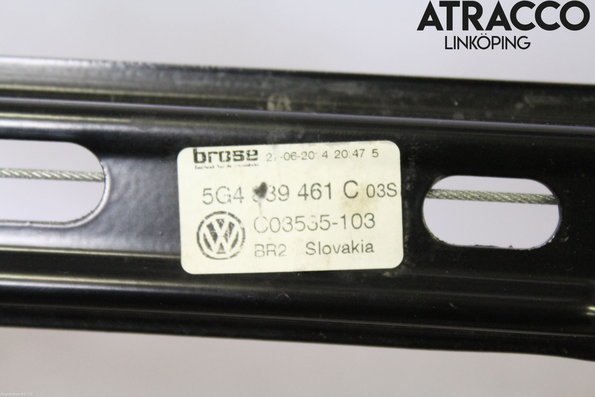 Volkswagen VW GOLF / E-GOLF VII 13-20 Fönsterhissmekanism