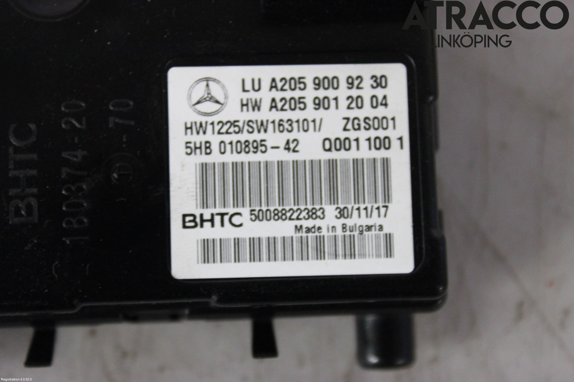 Mercedes-Benz MB C-KLASS (W205) 14-21 Ac Styrenhet Ac Manöveren