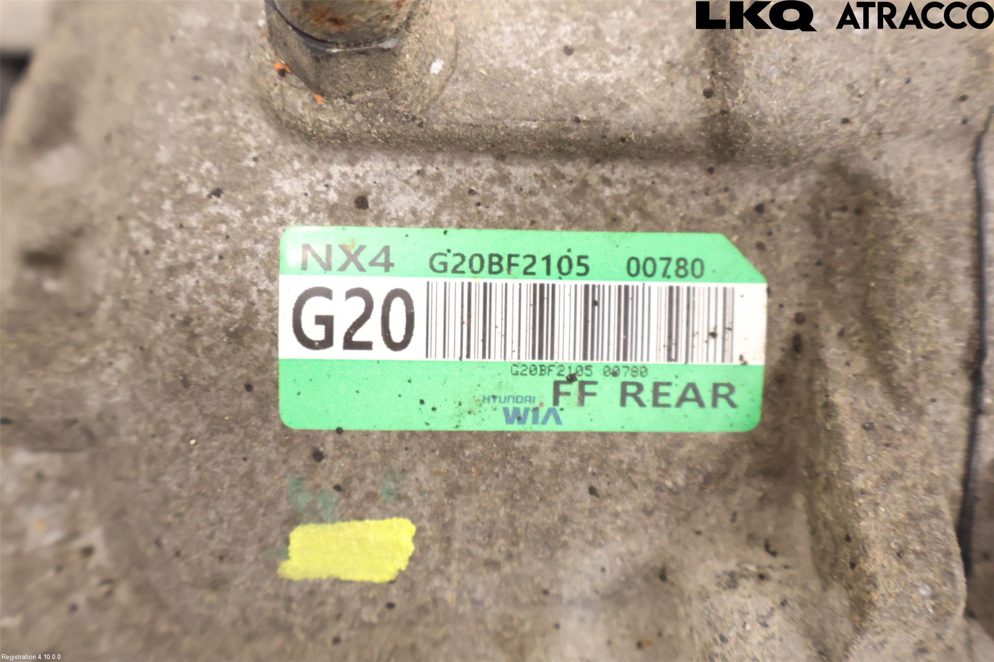 Hyundai TUCSON 05- Bakväxel-Diff