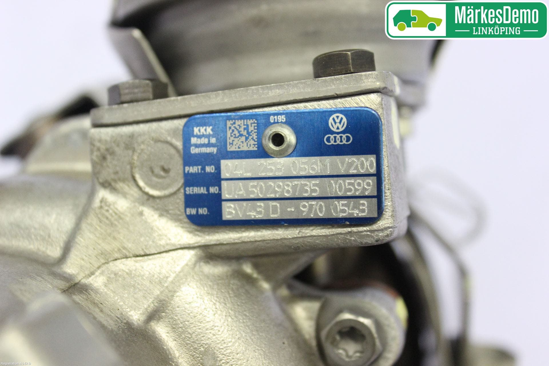 Volkswagen VW PASSAT 15-19 Turboaggregat