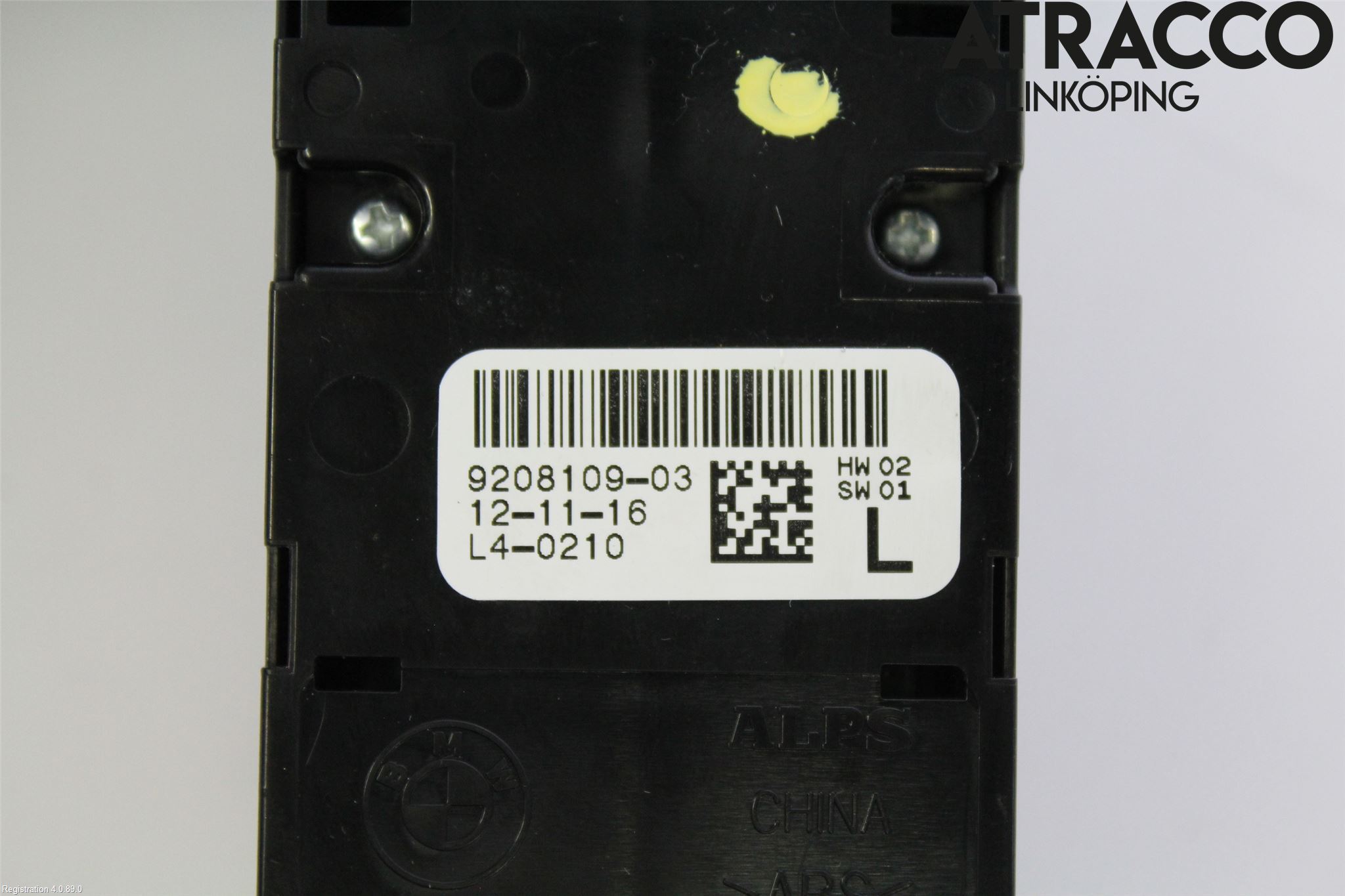 BMW 3 F30/F31/F80 12-19 Strömställare Elhiss