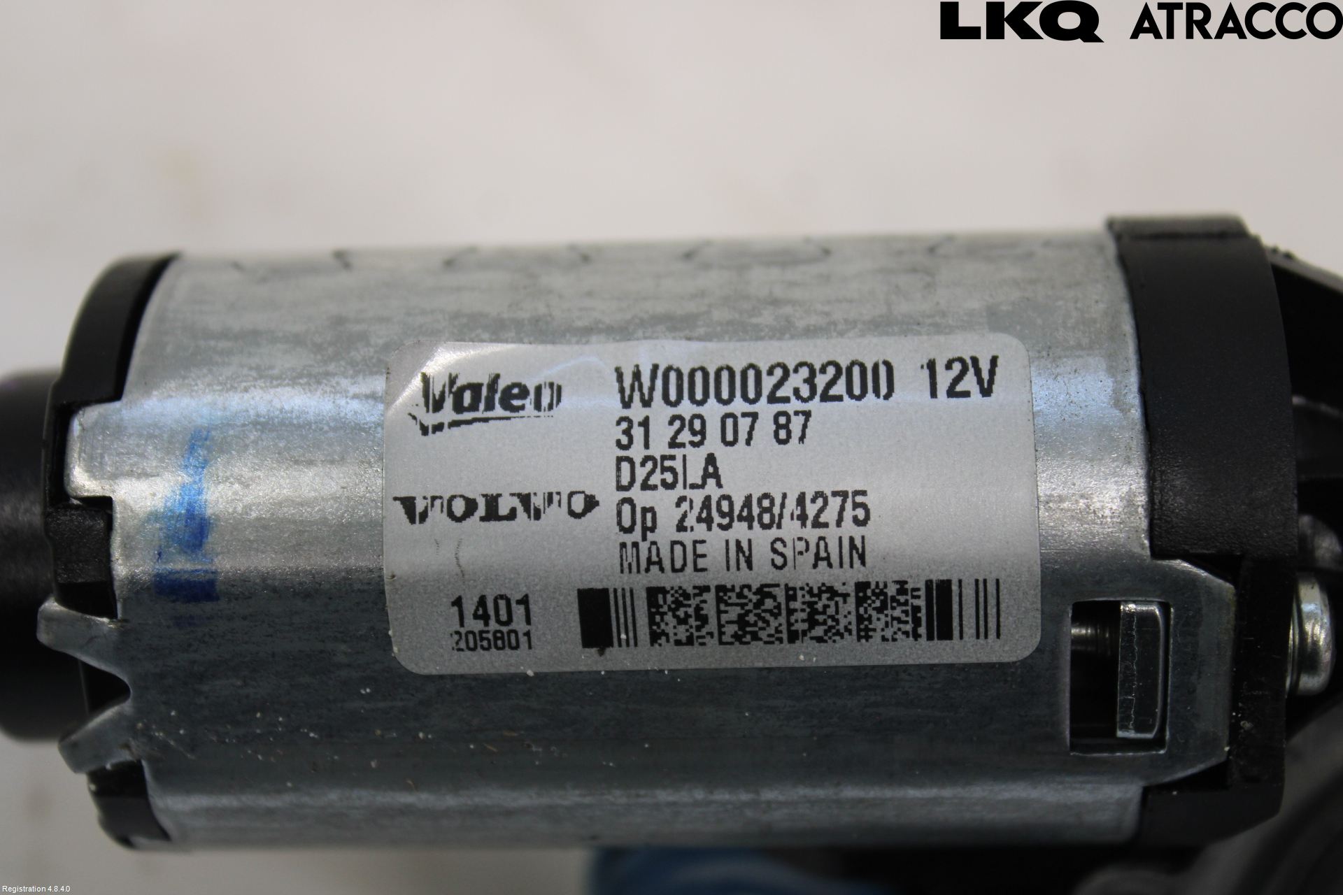 Volvo V70 08-13 Torkarmotor Baklucka