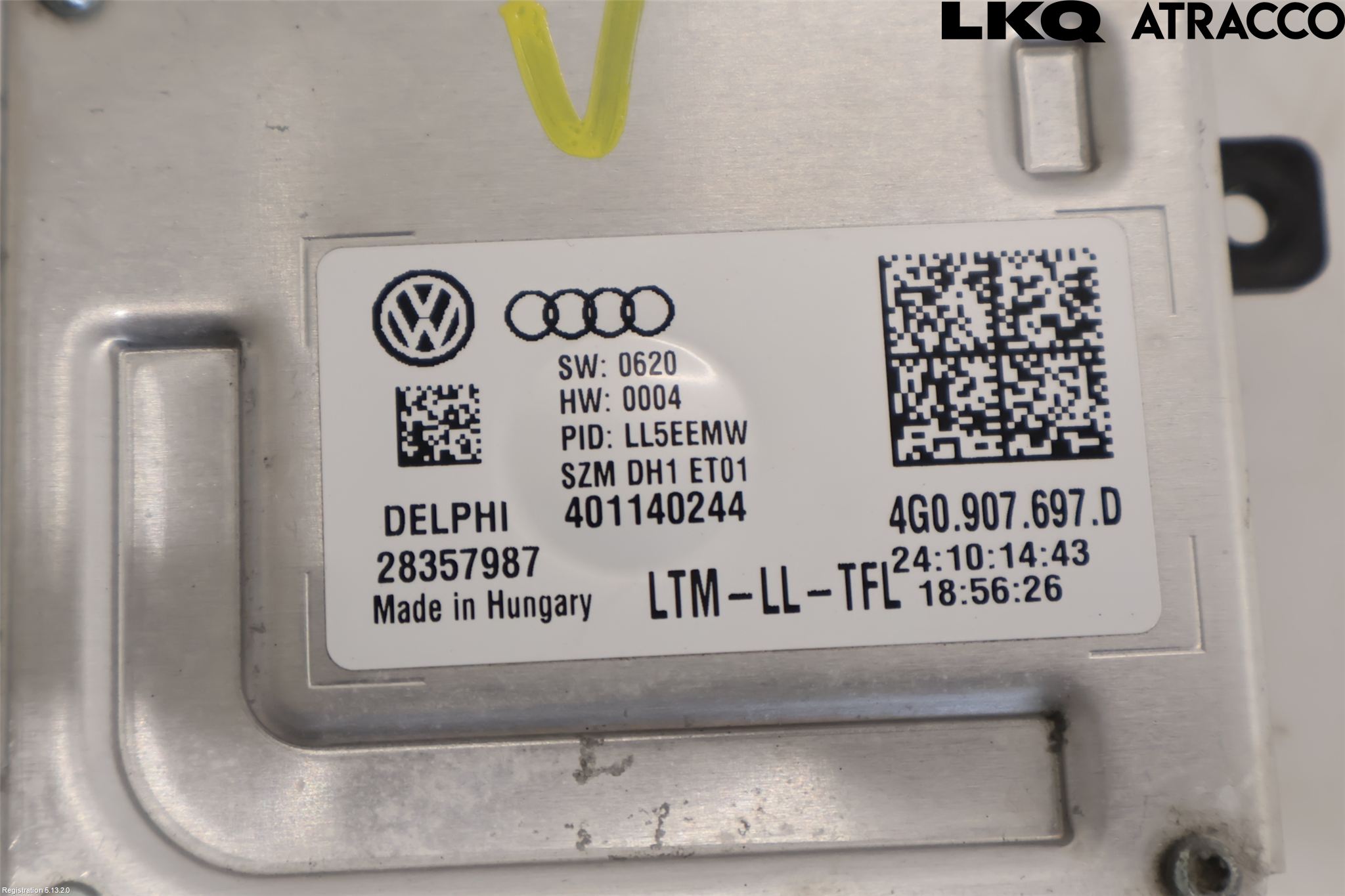Audi A4 12-15 Styrenhet Strålkastare