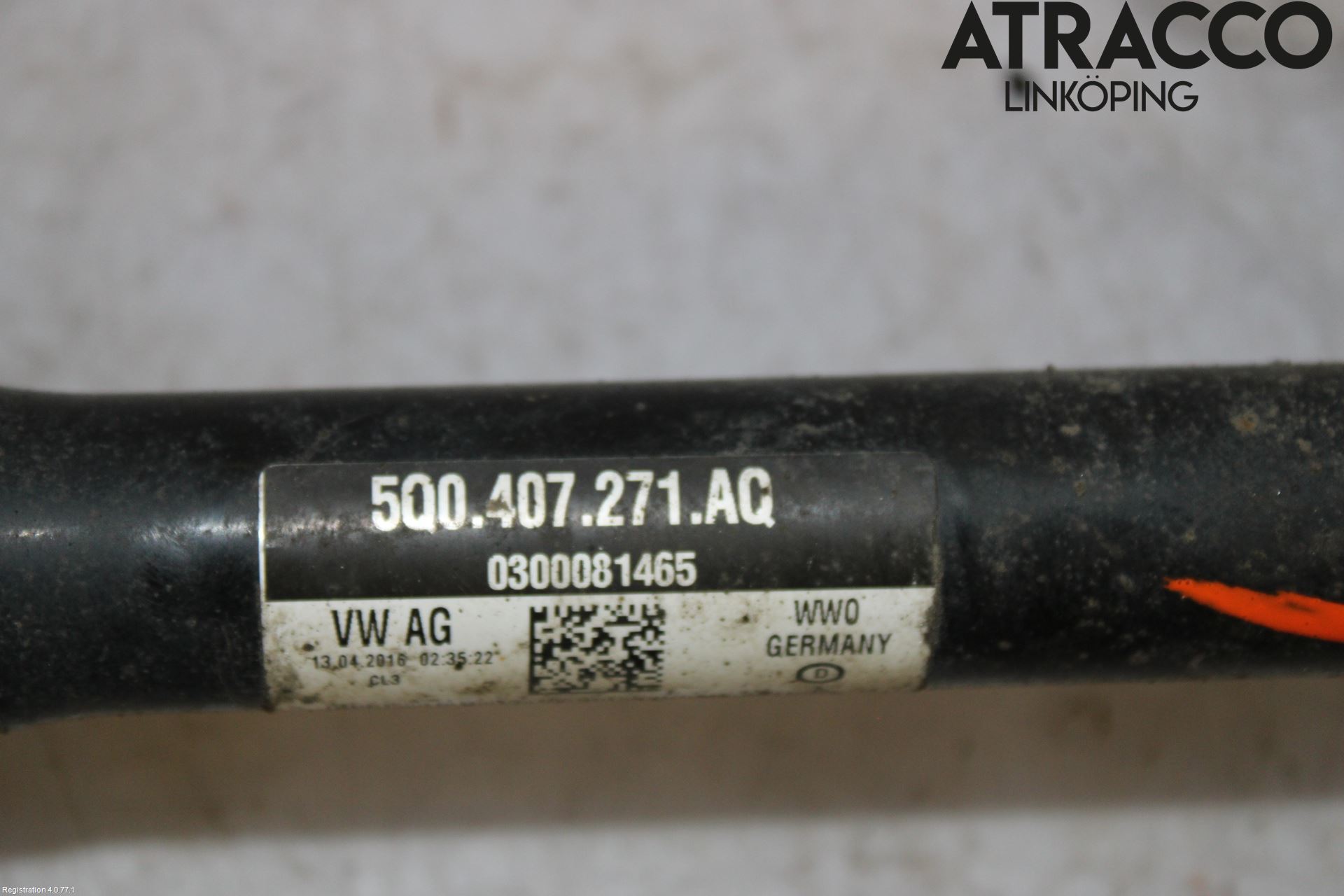 Volkswagen VW GOLF / E-GOLF VII 13-20 Drivaxel Fram Vänster