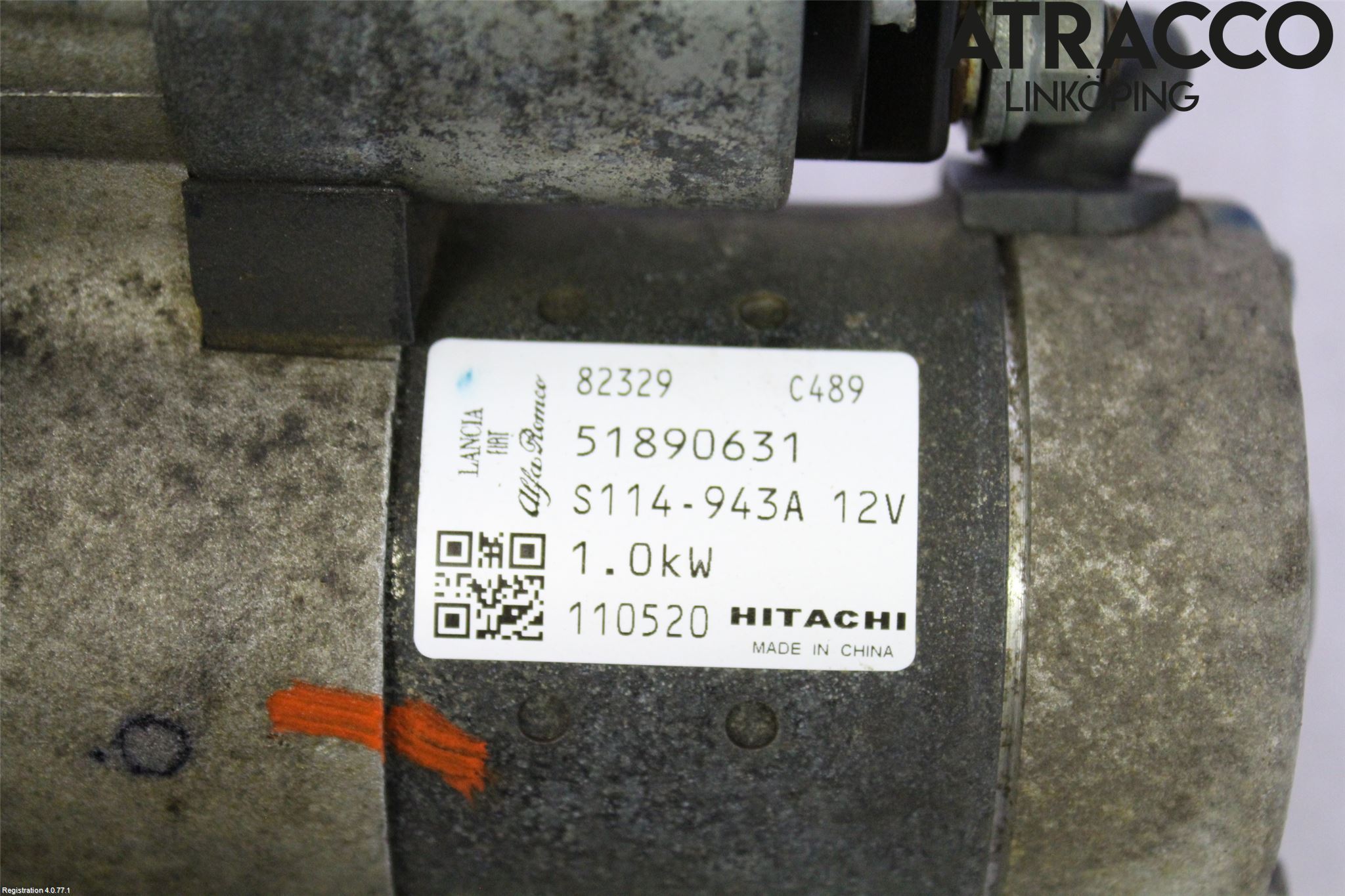 Fiat 500 07- Startmotor