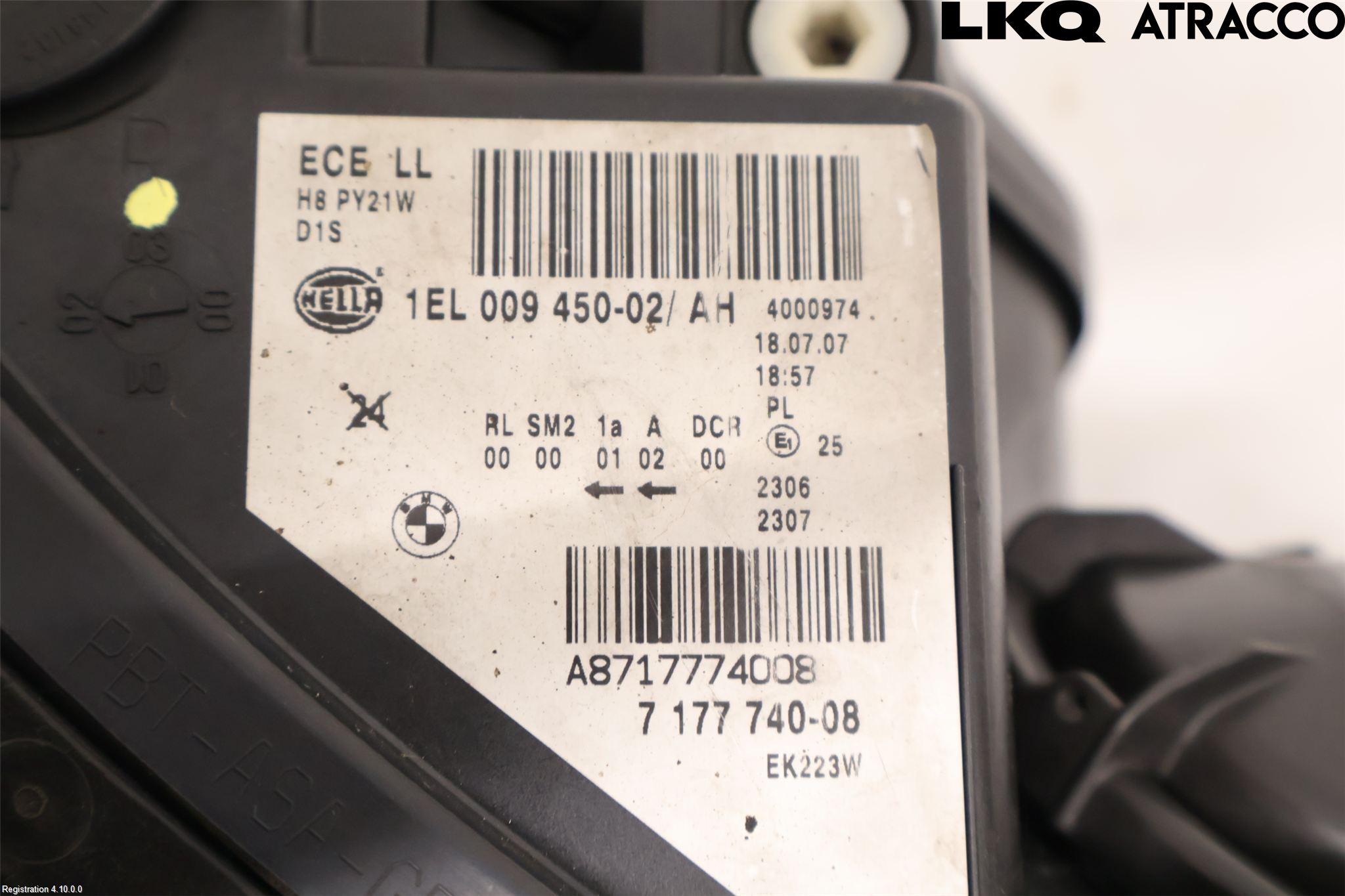 BMW 5 E60/61 Sed/Tou 02-10 Strålkastare Höger