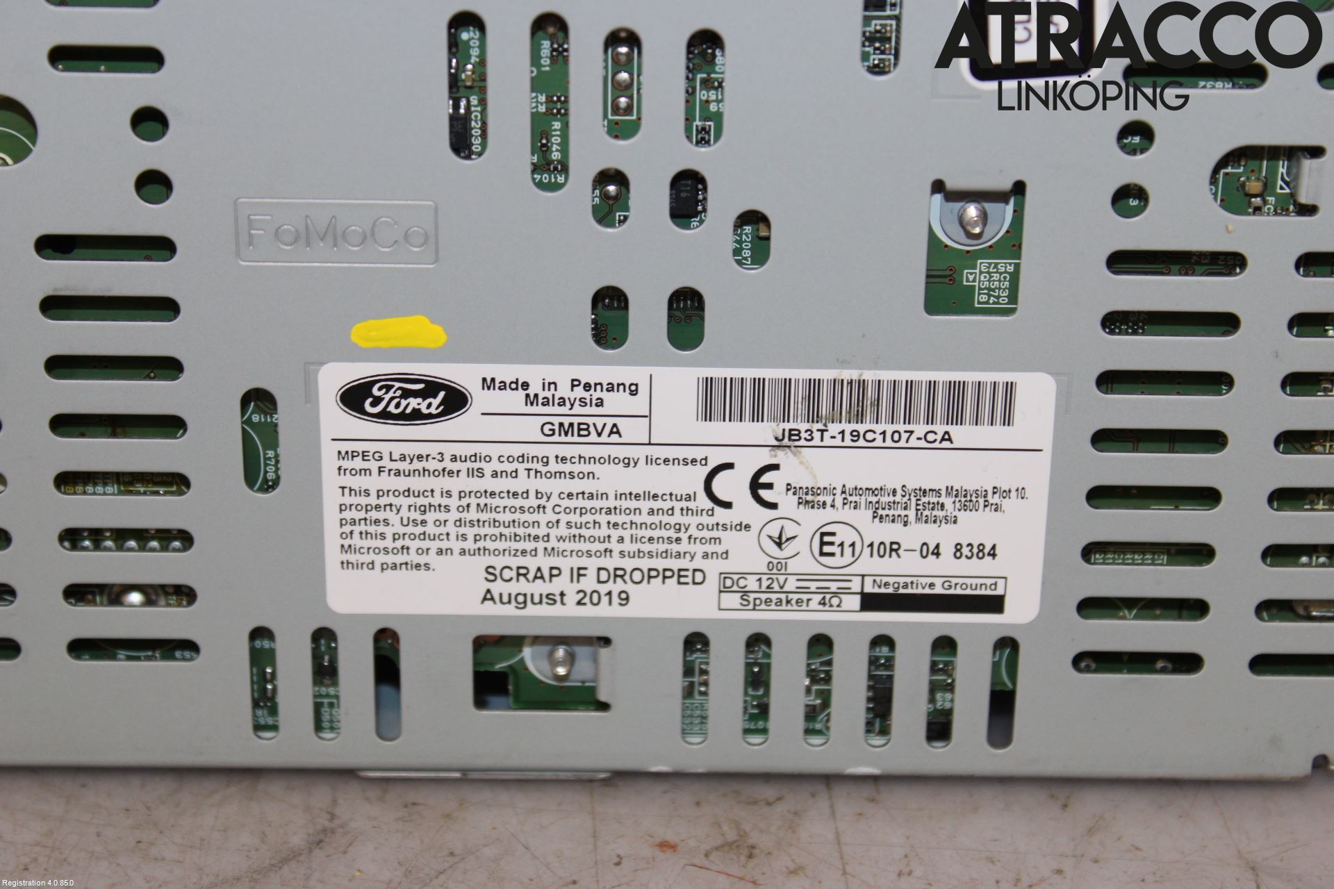 Ford RANGER EU 12-23 Cd Radio - Multimediapanel