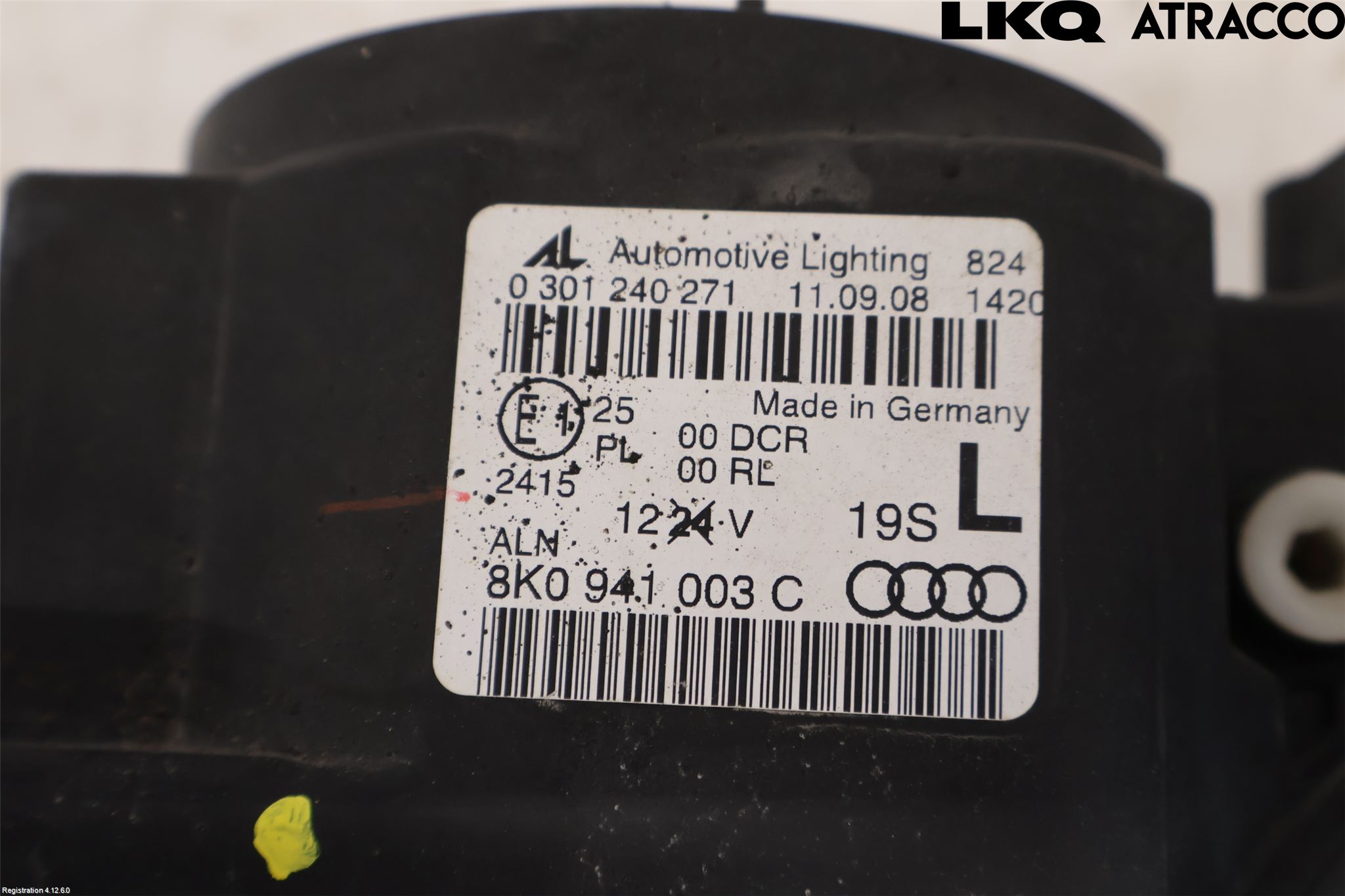 Audi A4/S4 08-11 Strålkastare Vänster