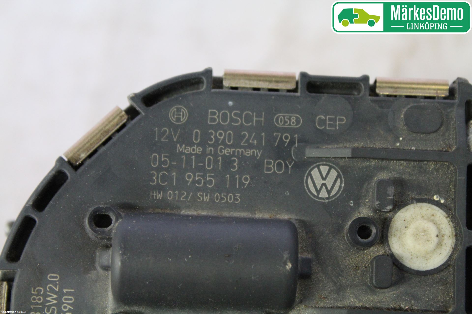 Volkswagen VW PASSAT 05-11 Torkarmotor Vindruta