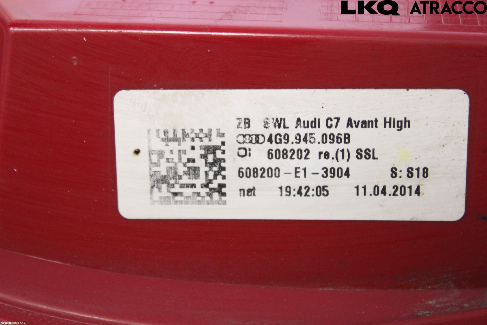 Audi A6/S6 4G 11-18 Bakljus Höger