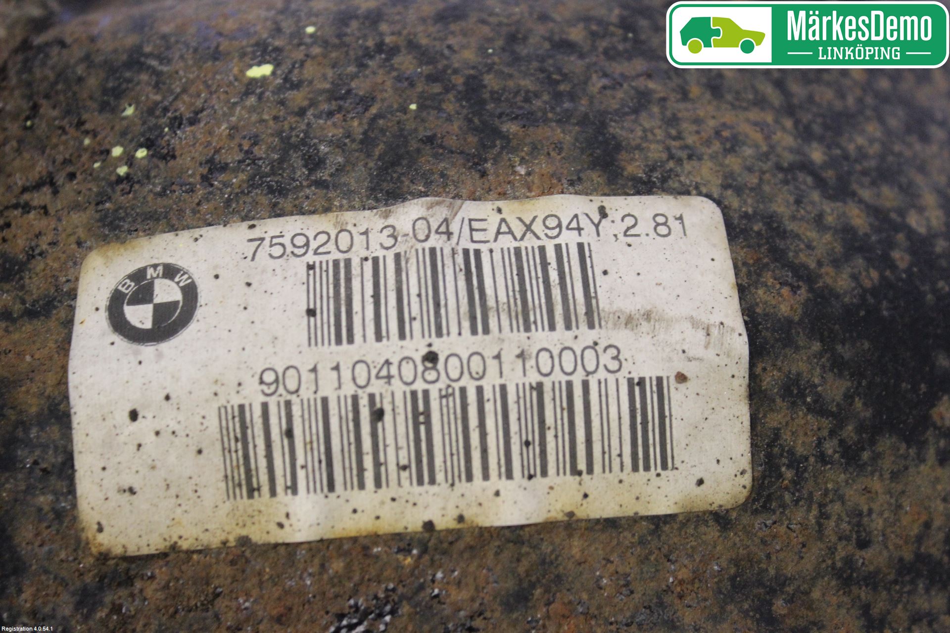 BMW X3 F25 10-17 Bakväxel-Diff