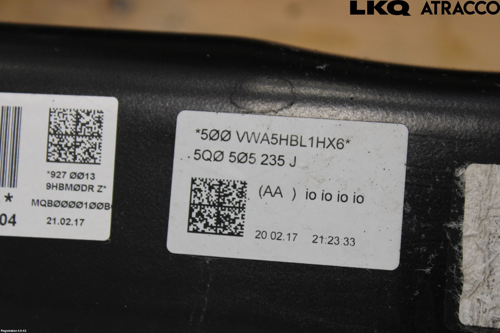 Volkswagen VW GOLF / E-GOLF VII 13-20 Bakaxelbalk