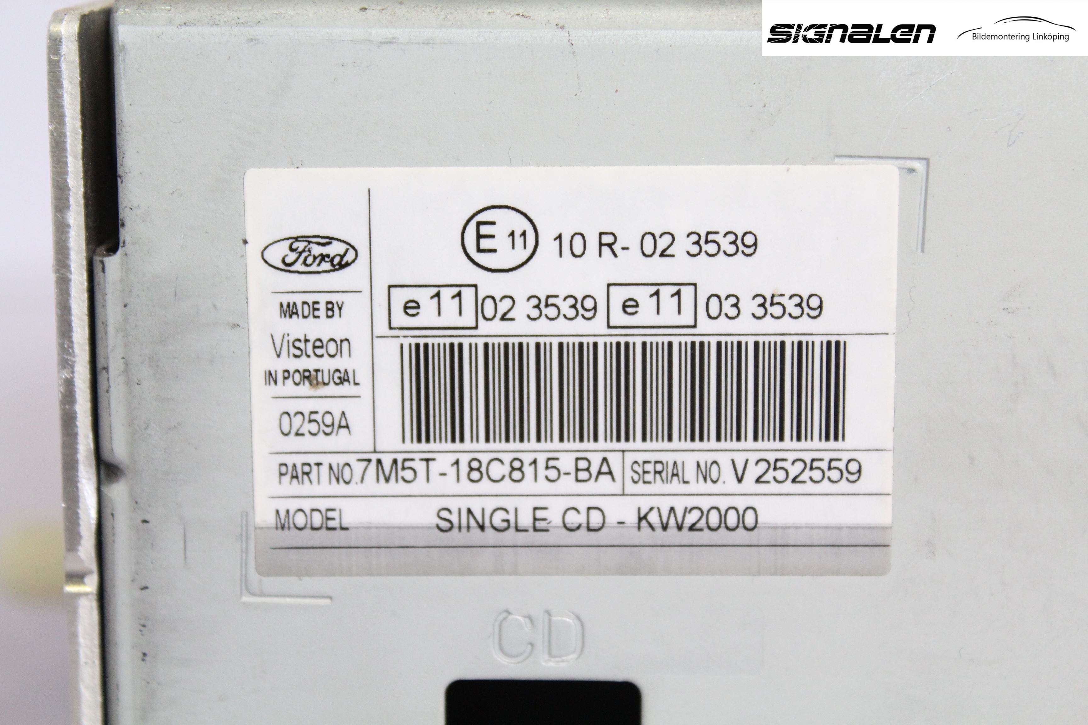 Ford FOCUS     04-07 Cd Radio - Multimediapanel