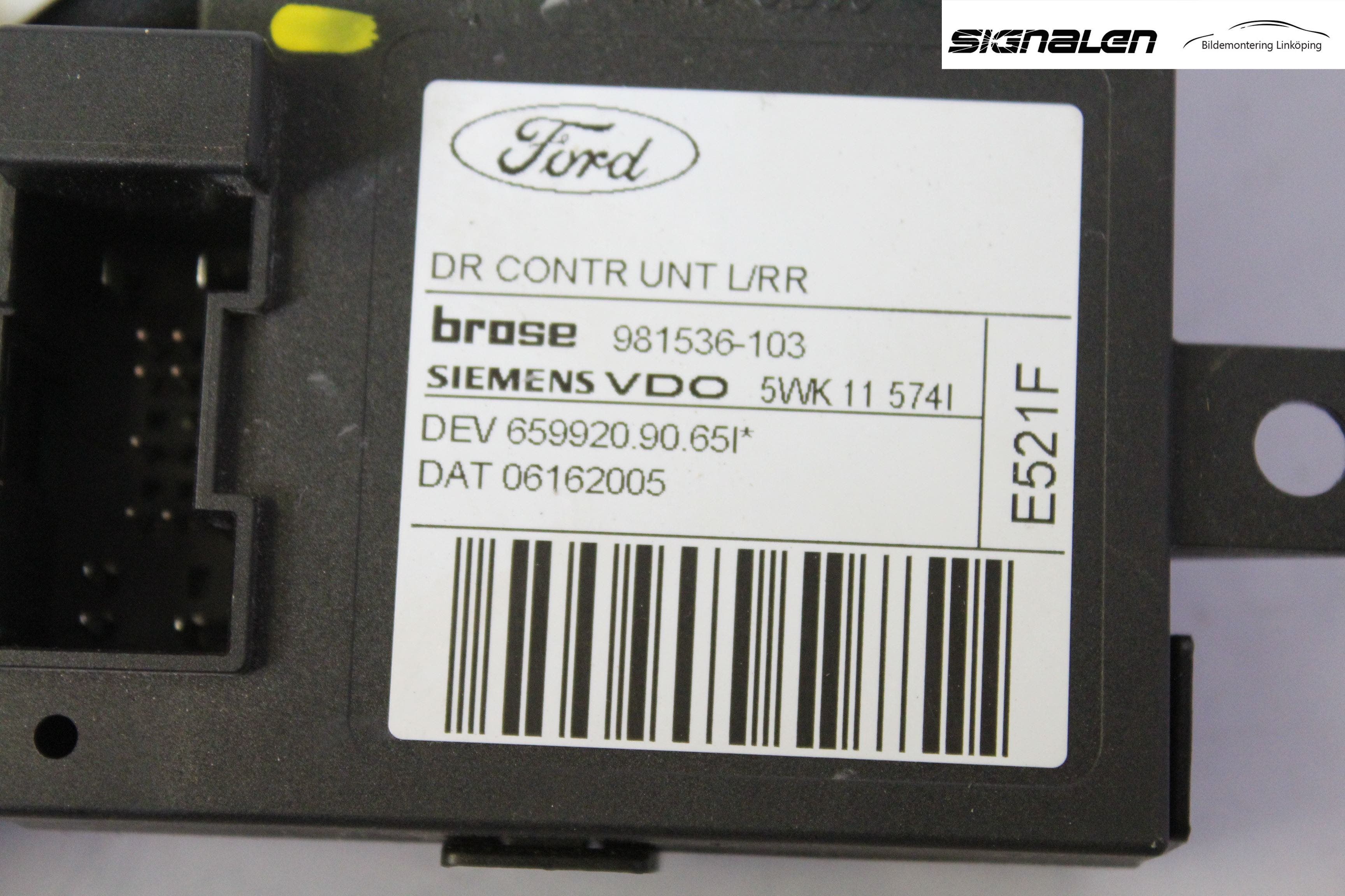 Ford FOCUS 04-07 Fönsterhissmotor