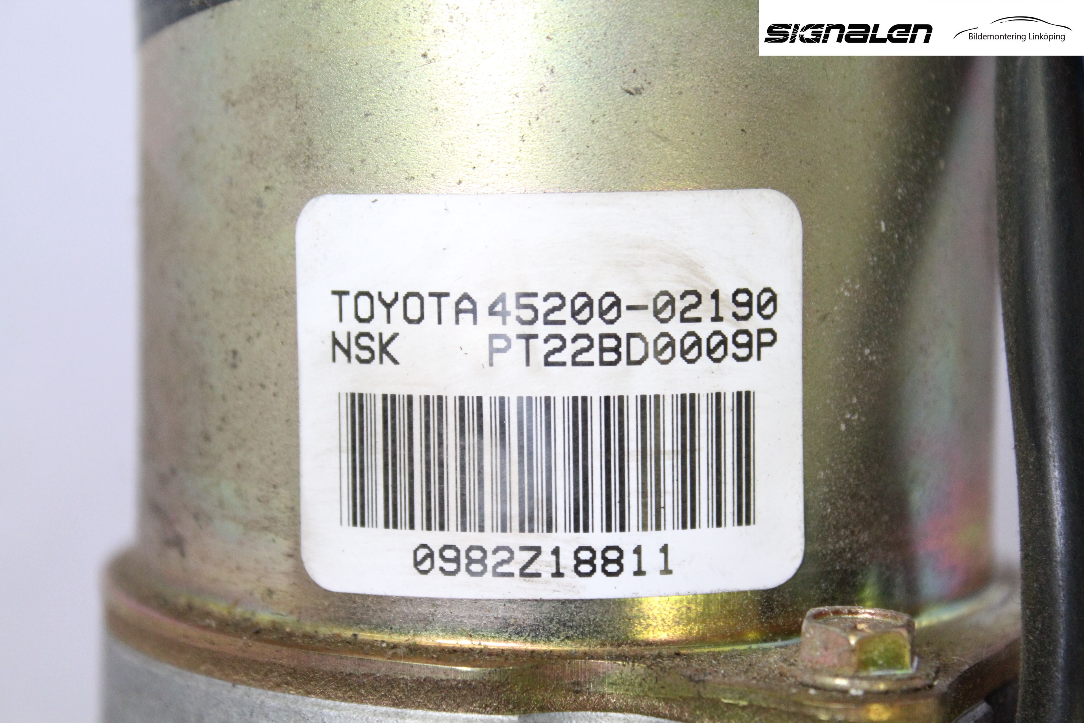 Toyota COROLLA 02-07 Rattaxelagg Med Inb Servo