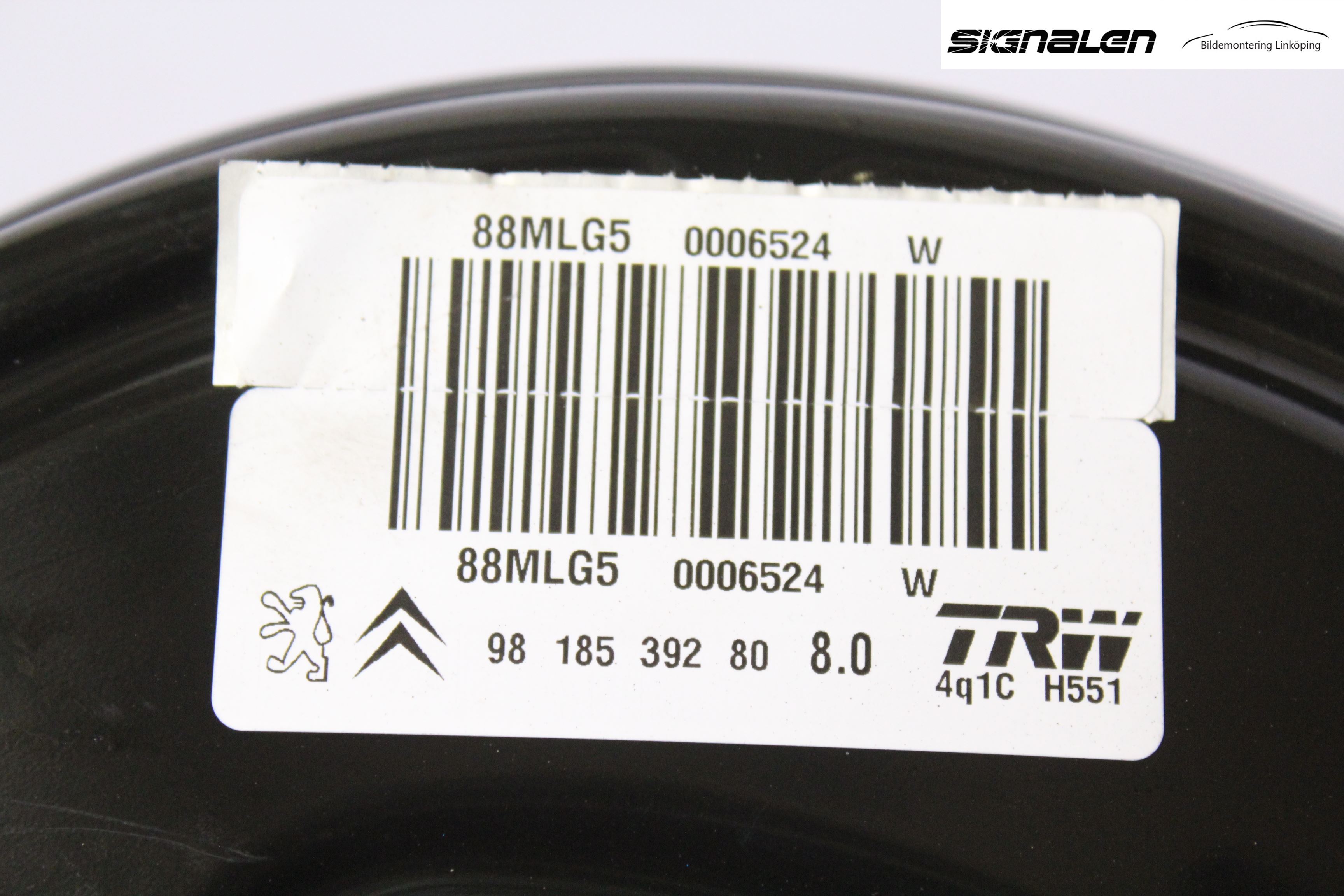 Peugeot PARTNER 16-18 Bromsservo