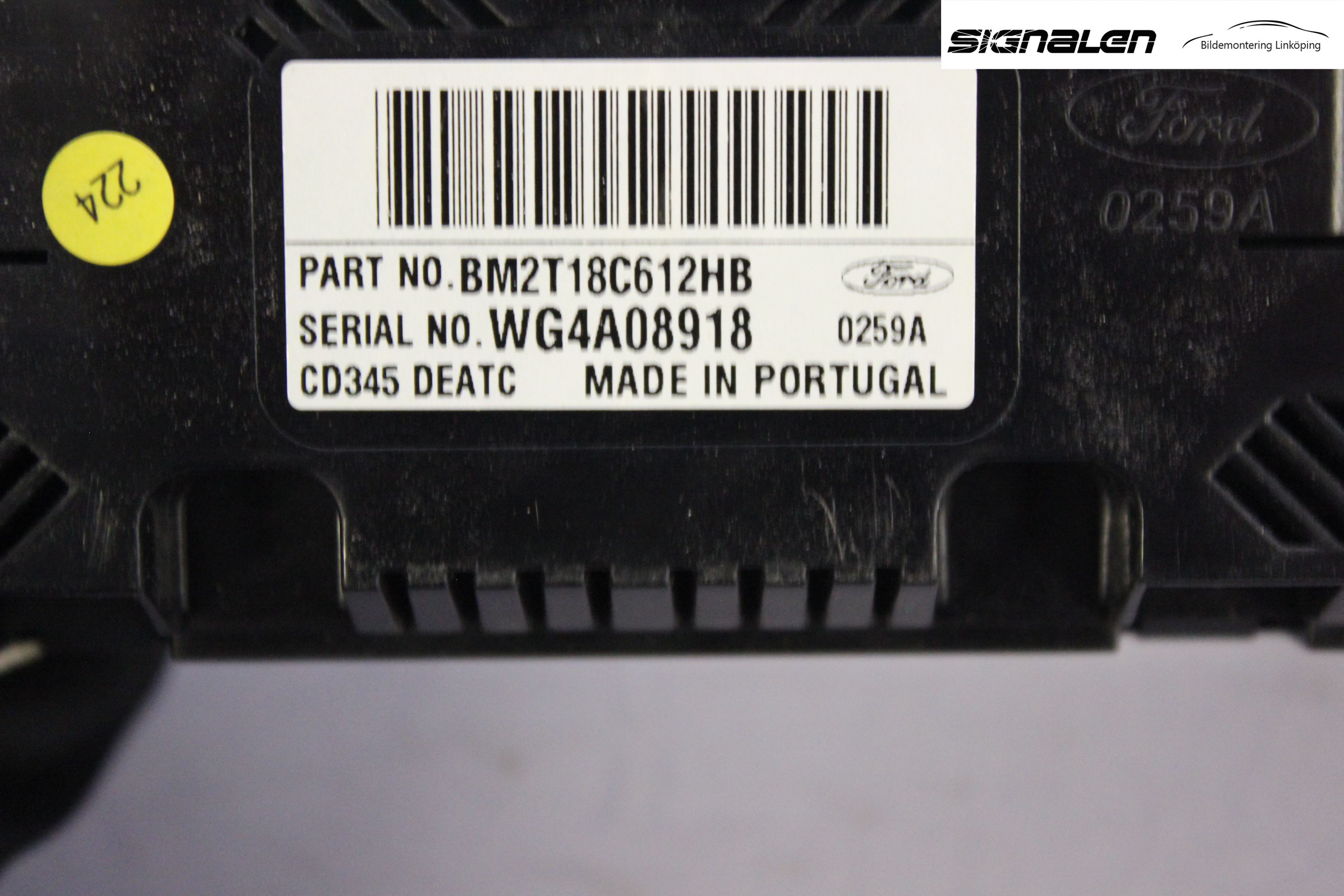 Ford MONDEO 07-15 Ac Styrenhet Ac Manöveren