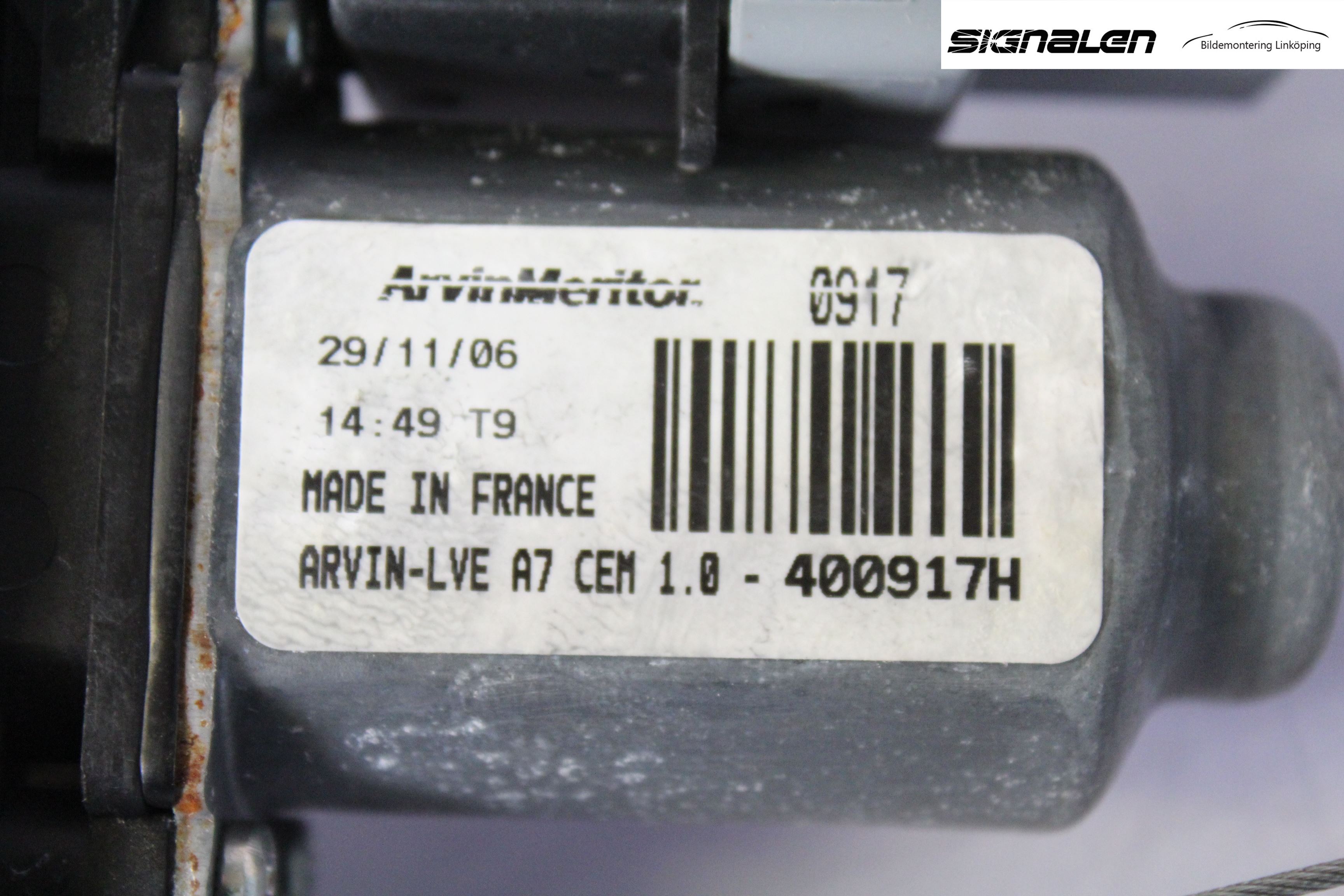 Peugeot 207 Fönsterhiss El Kompl