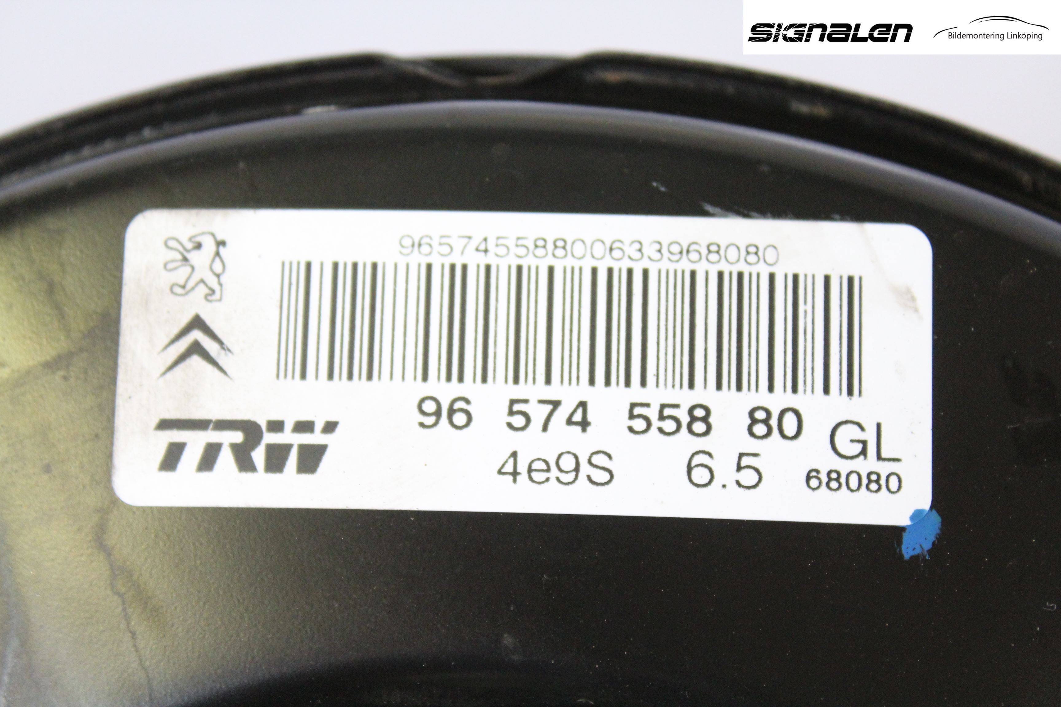 Peugeot 207 Bromsservo