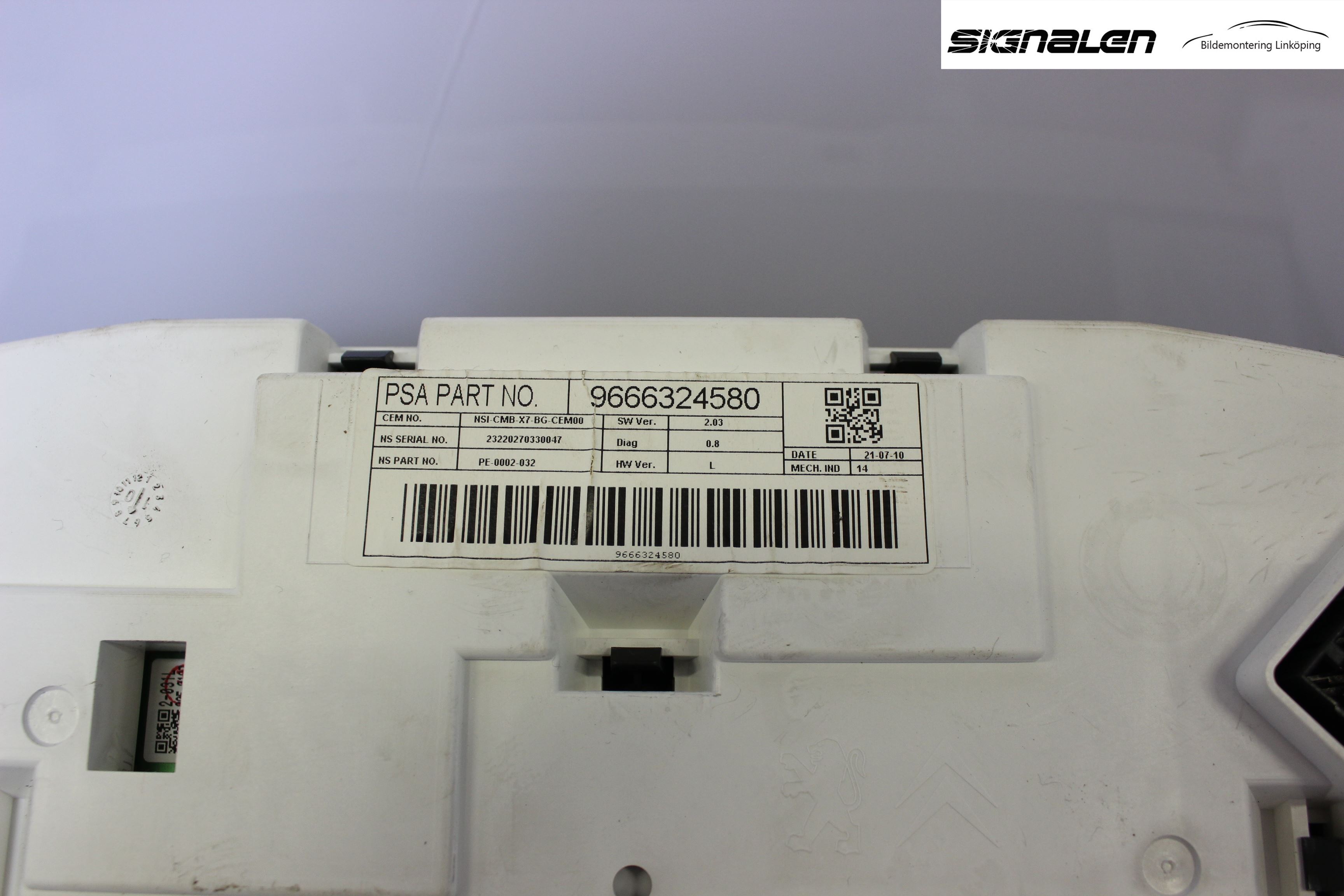 Citroen C5 08-17 Instrument Komb