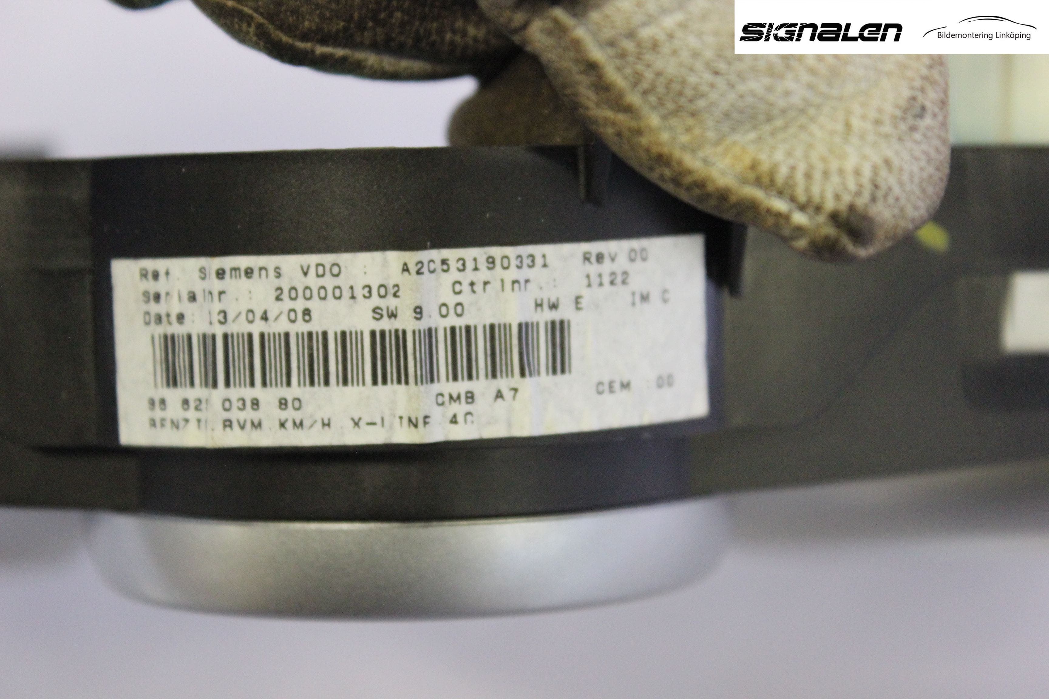 Peugeot 207 Instrument Komb