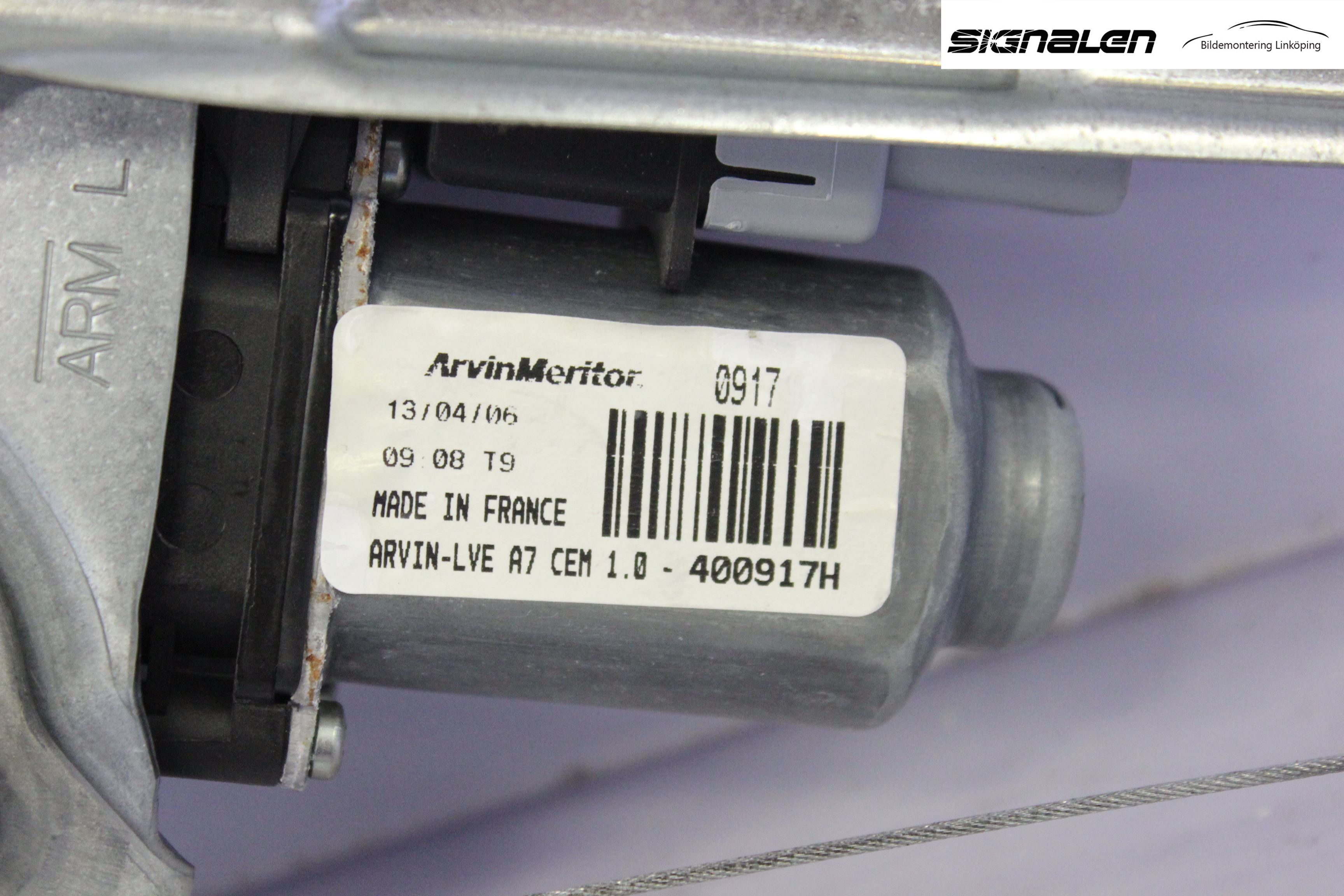 Peugeot 207 Fönsterhiss El Kompl