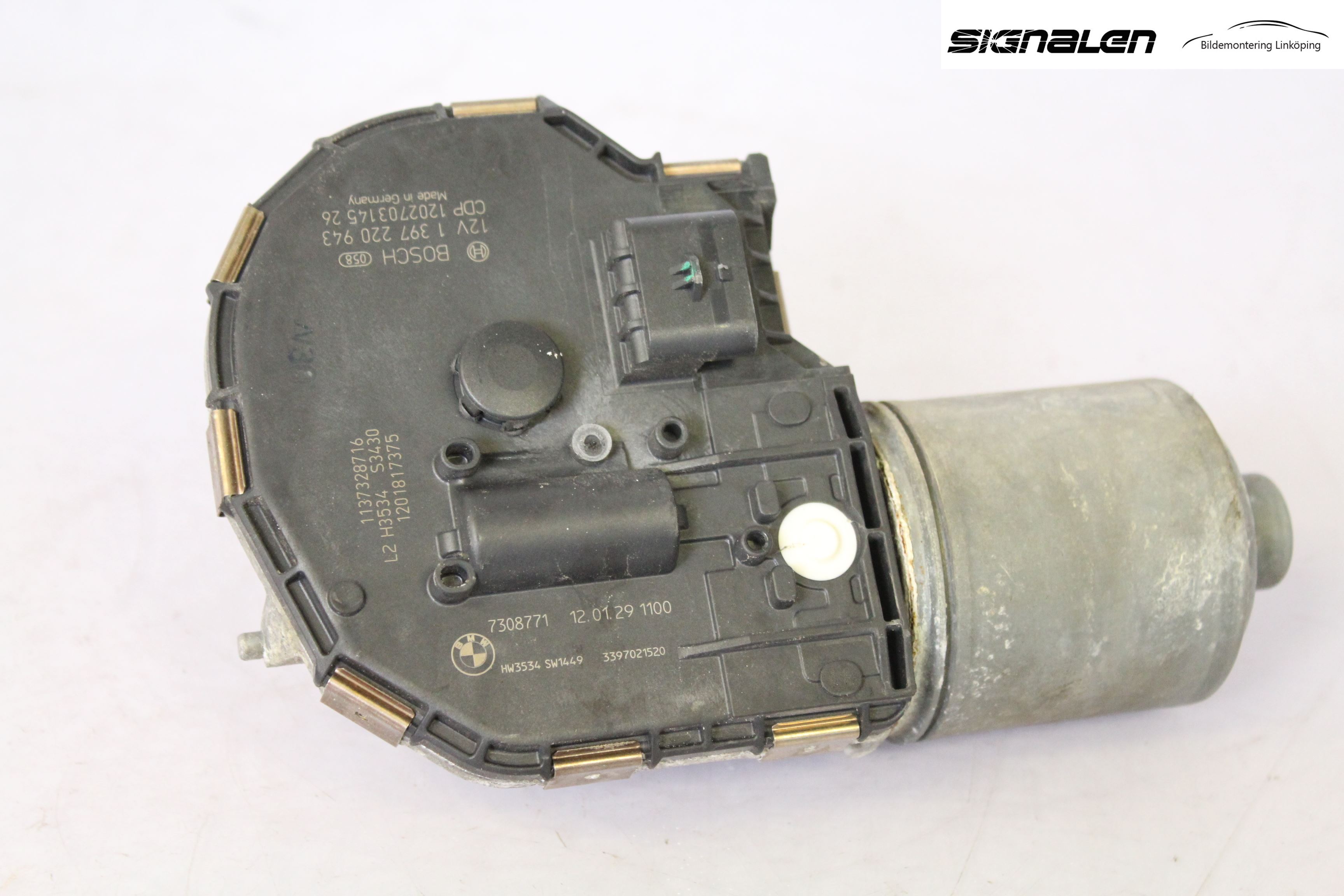 BMW 5 F10/F11/F18 09-17 Torkarmotor Vindruta