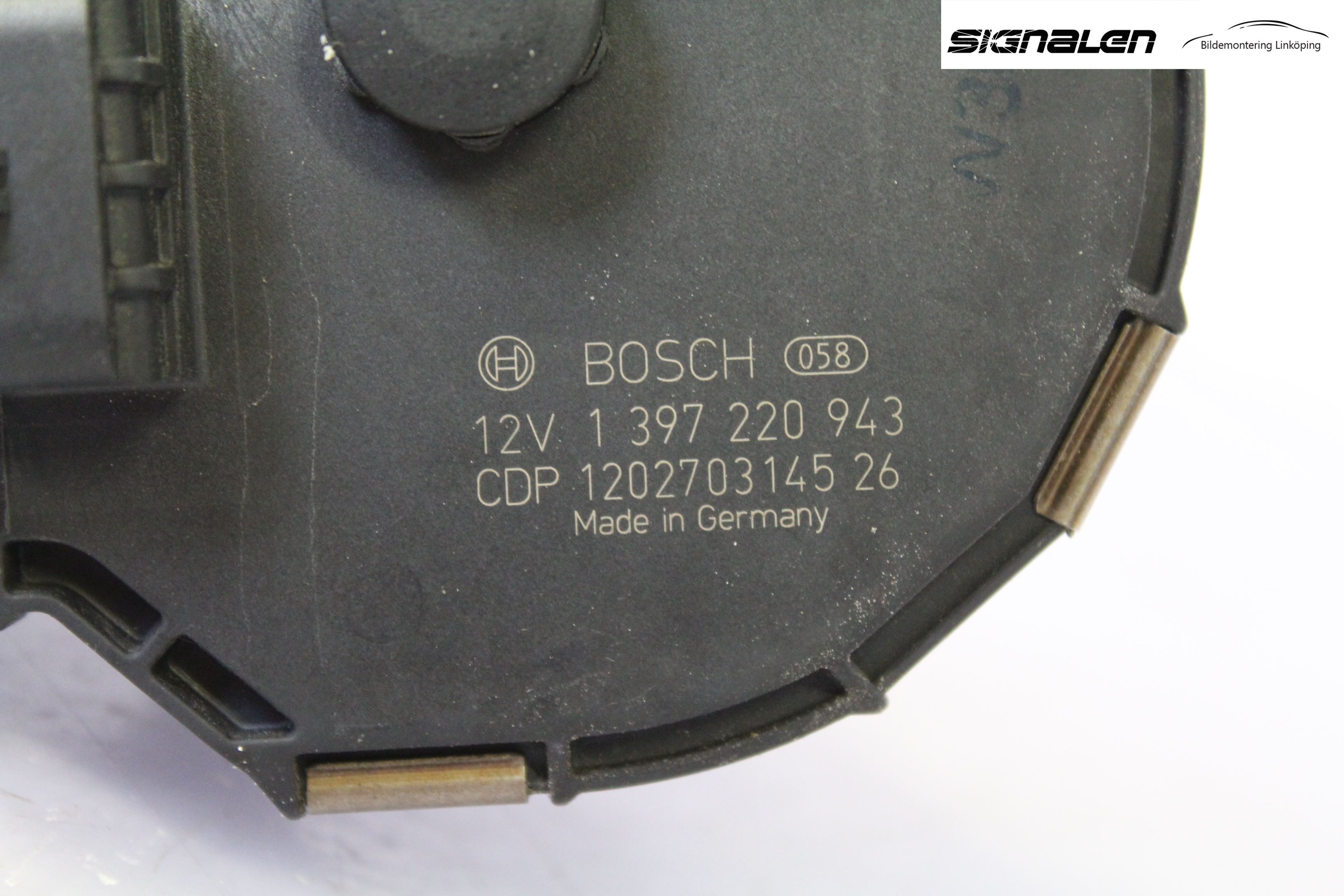 BMW 5 F10/F11/F18 09-17 Torkarmotor Vindruta