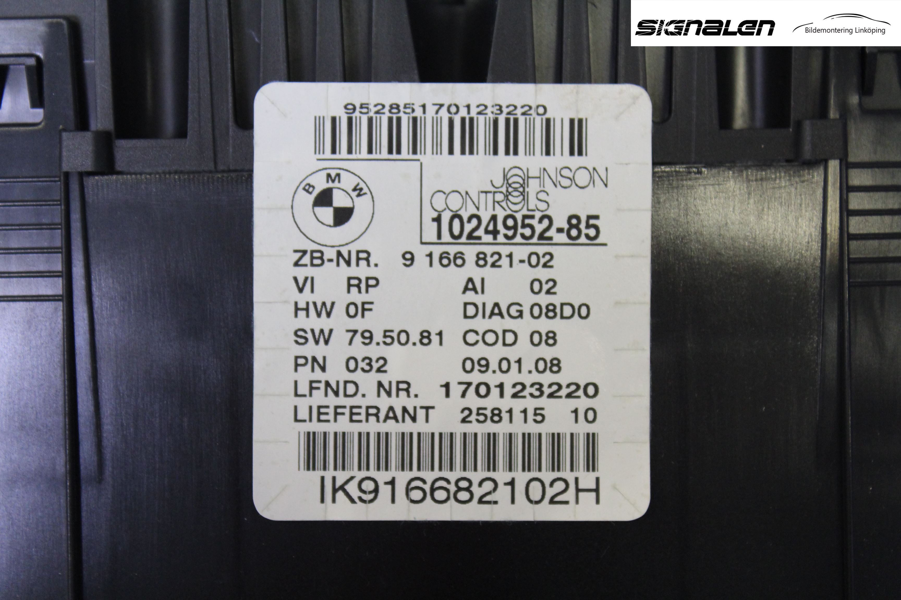 BMW 1 E87/81 5D/3D 03-11 Instrument Komb