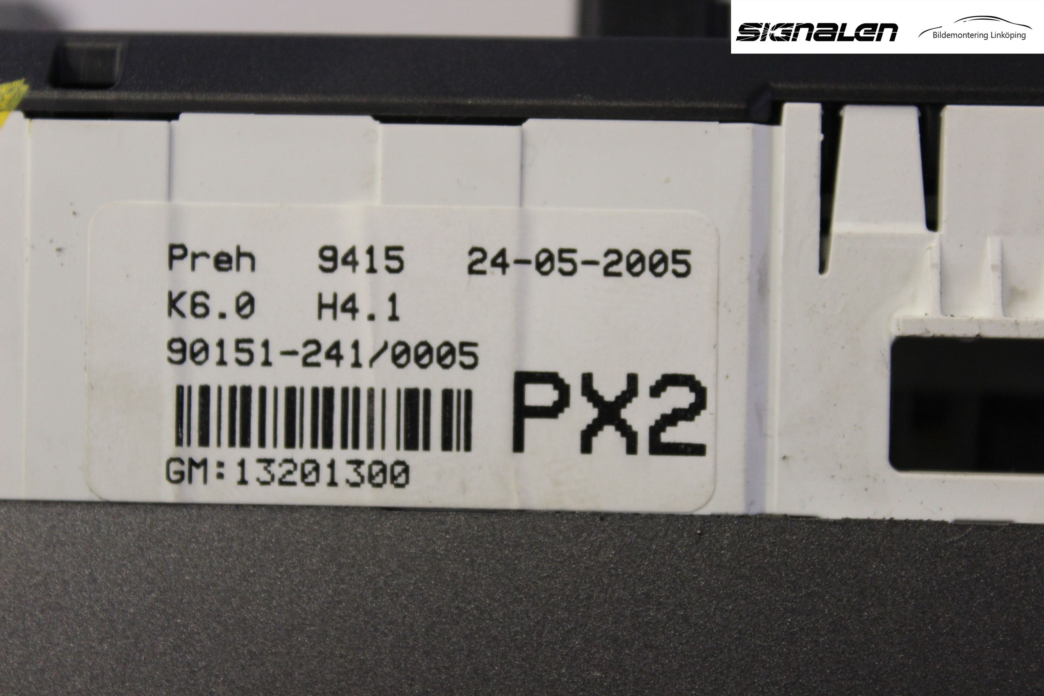 Opel ASTRA H 04-12 Ac Styrenhet Ac Manöveren