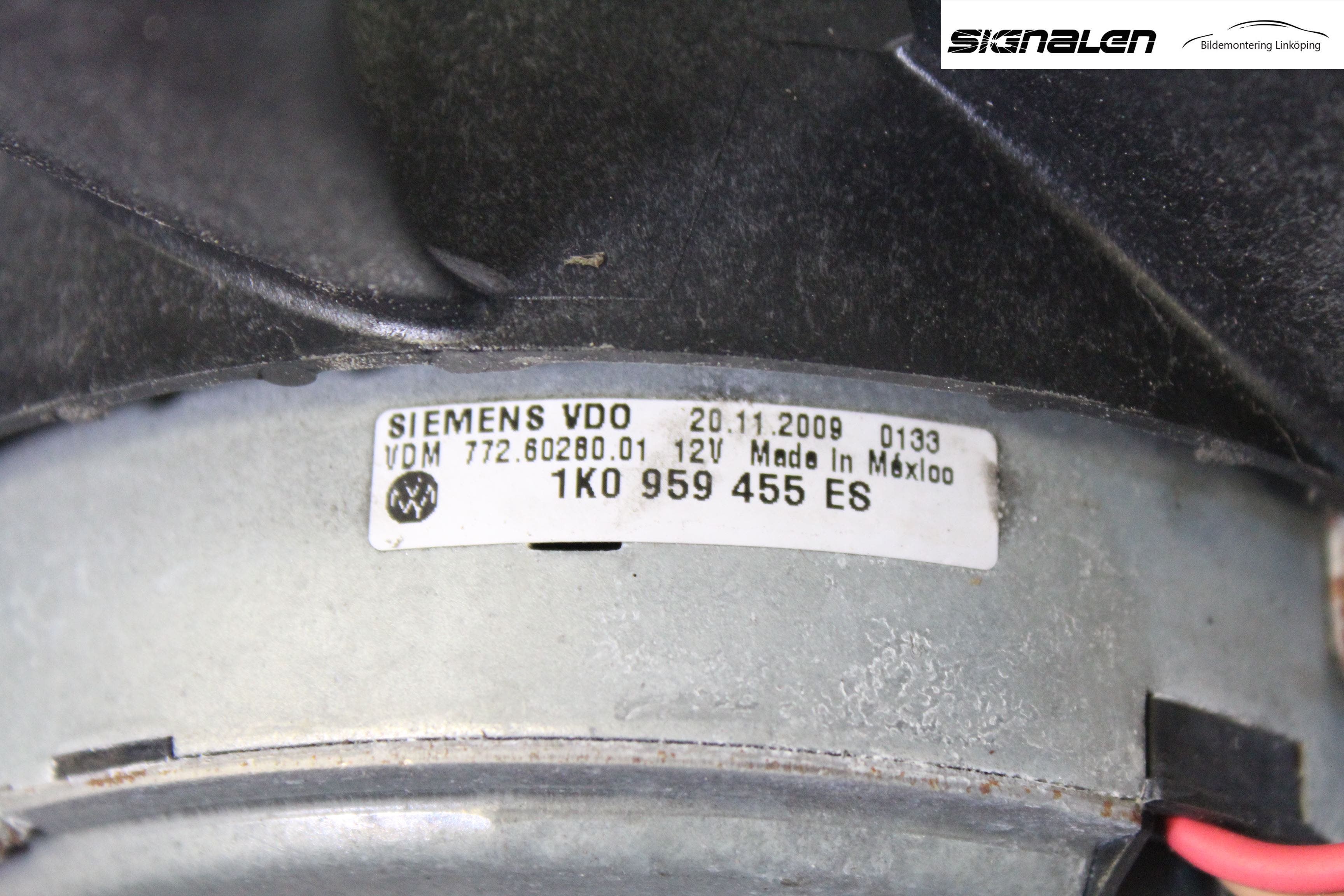 Volkswagen VW GOLF VI 09-13 Kylfläkt El