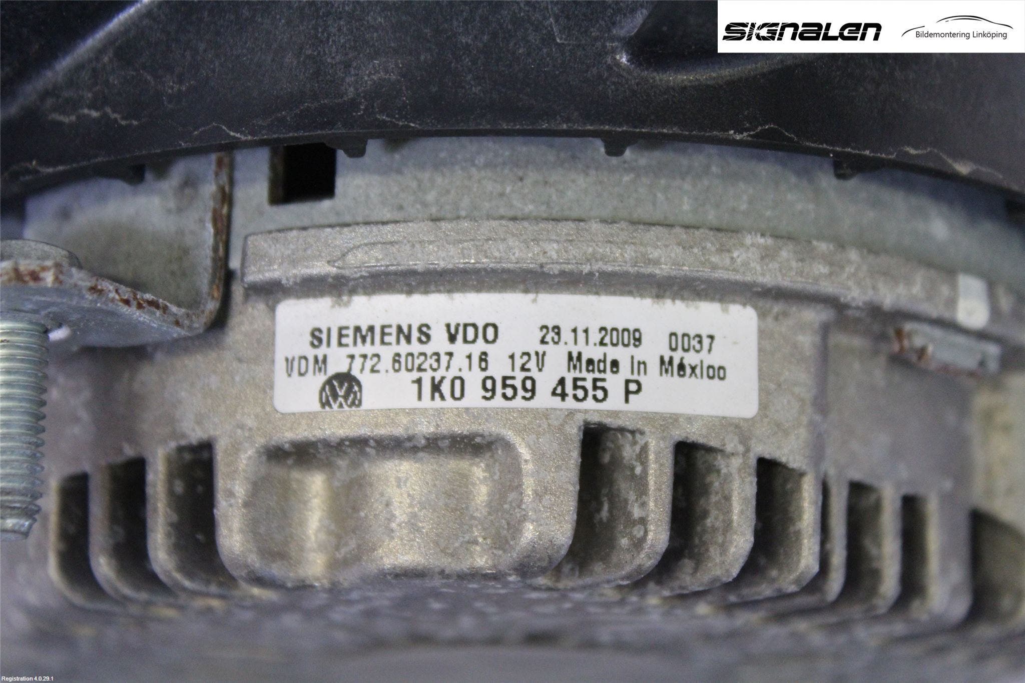 Volkswagen VW GOLF VI 09-13 Kylfläkt El