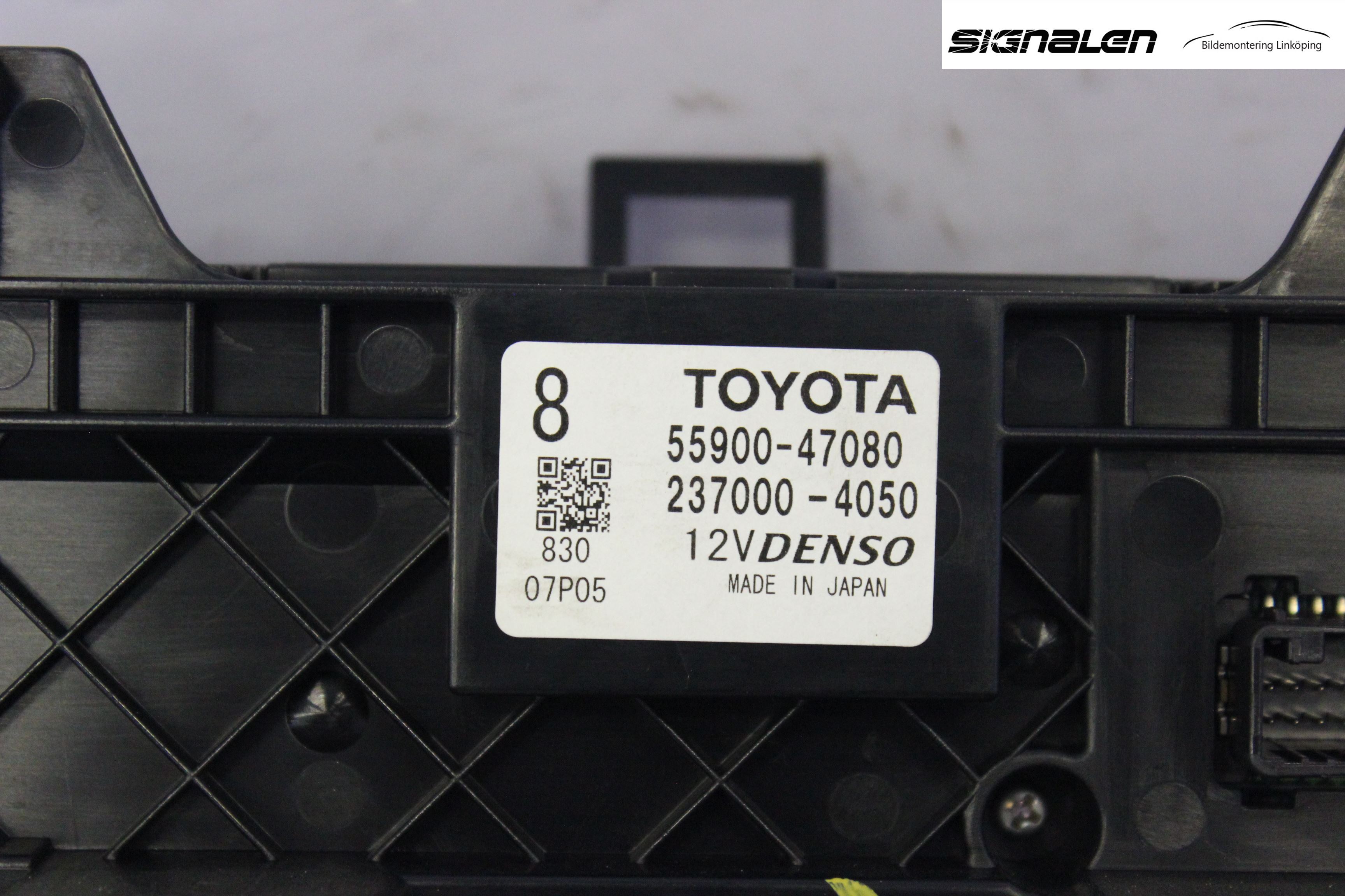 Toyota PRIUS+ ZVW40 12-20 Ac Styrenhet Ac Manöveren