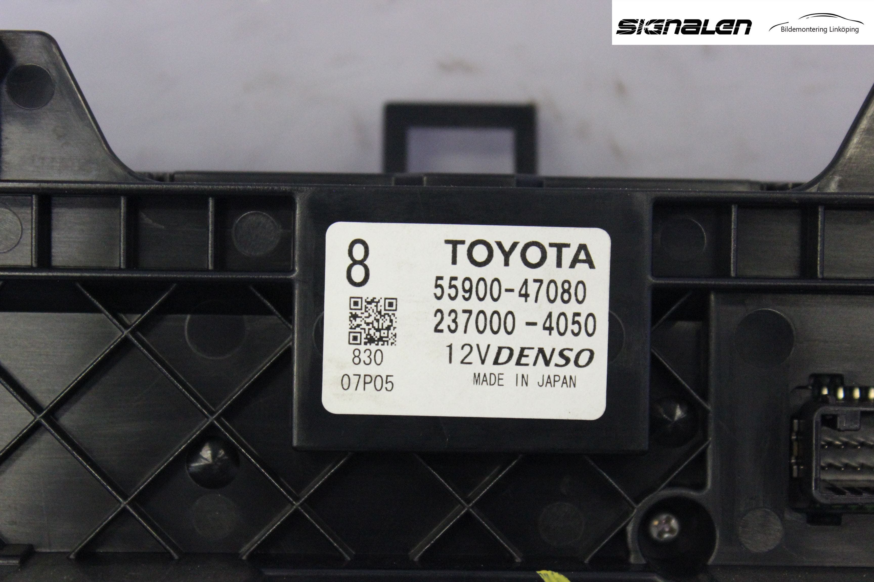 Toyota PRIUS+ ZVW40 12-20 Ac Styrenhet Ac Manöveren