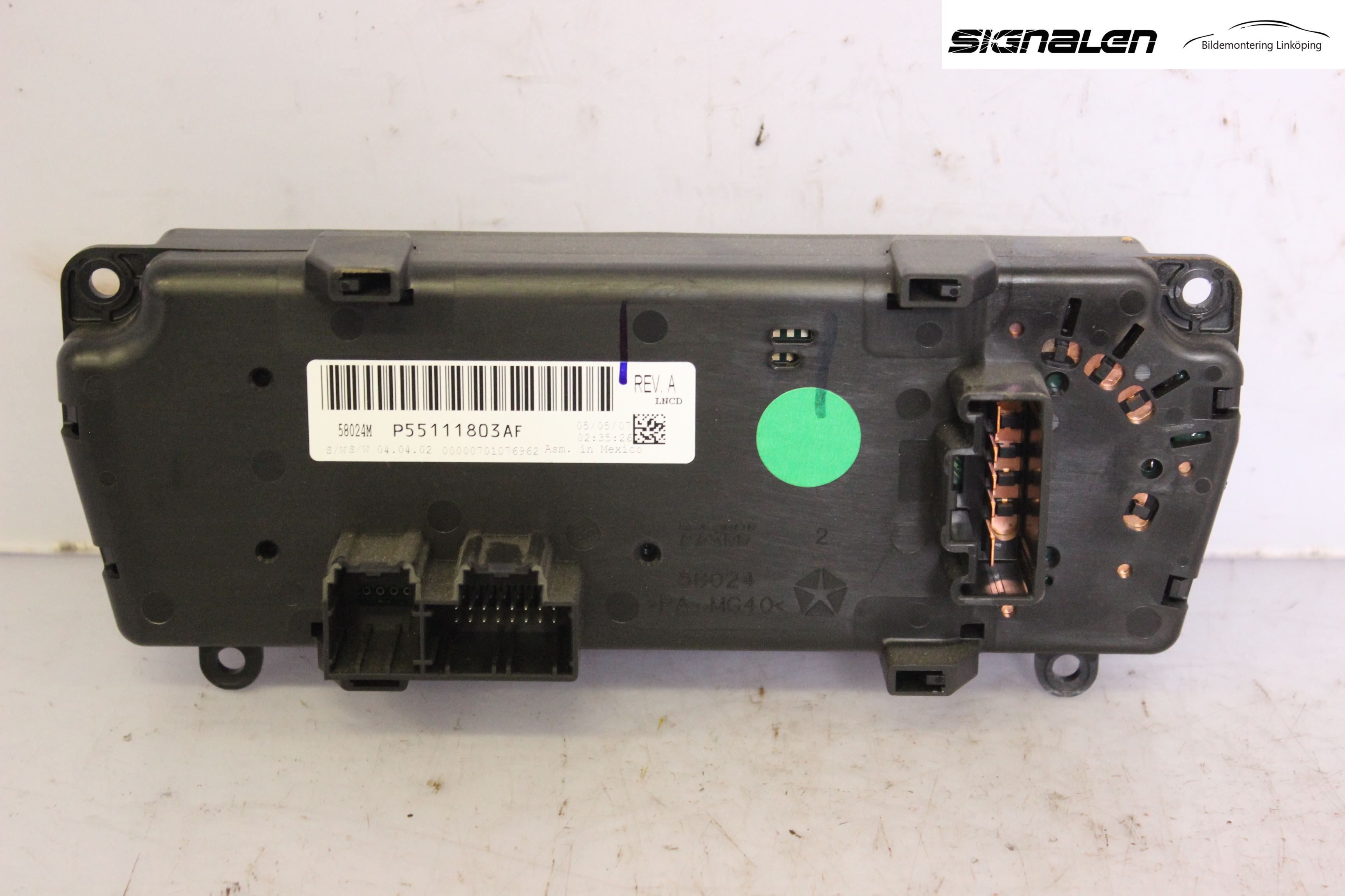 Dodge NITRO Ac Styrenhet Ac Manöveren