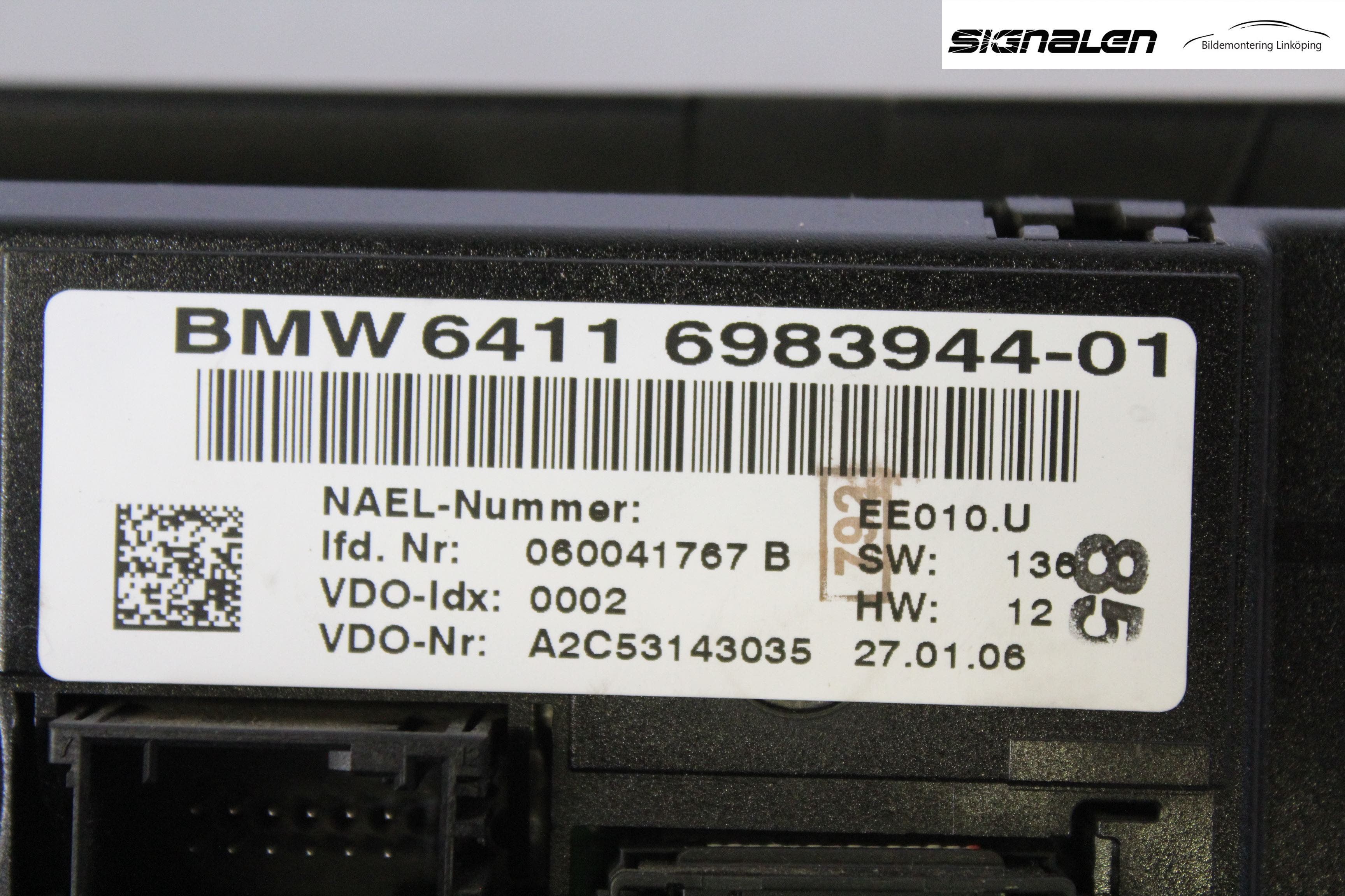 BMW 3 E90/91 SED/TOU 05-12 Ac Styrenhet Ac Manöveren